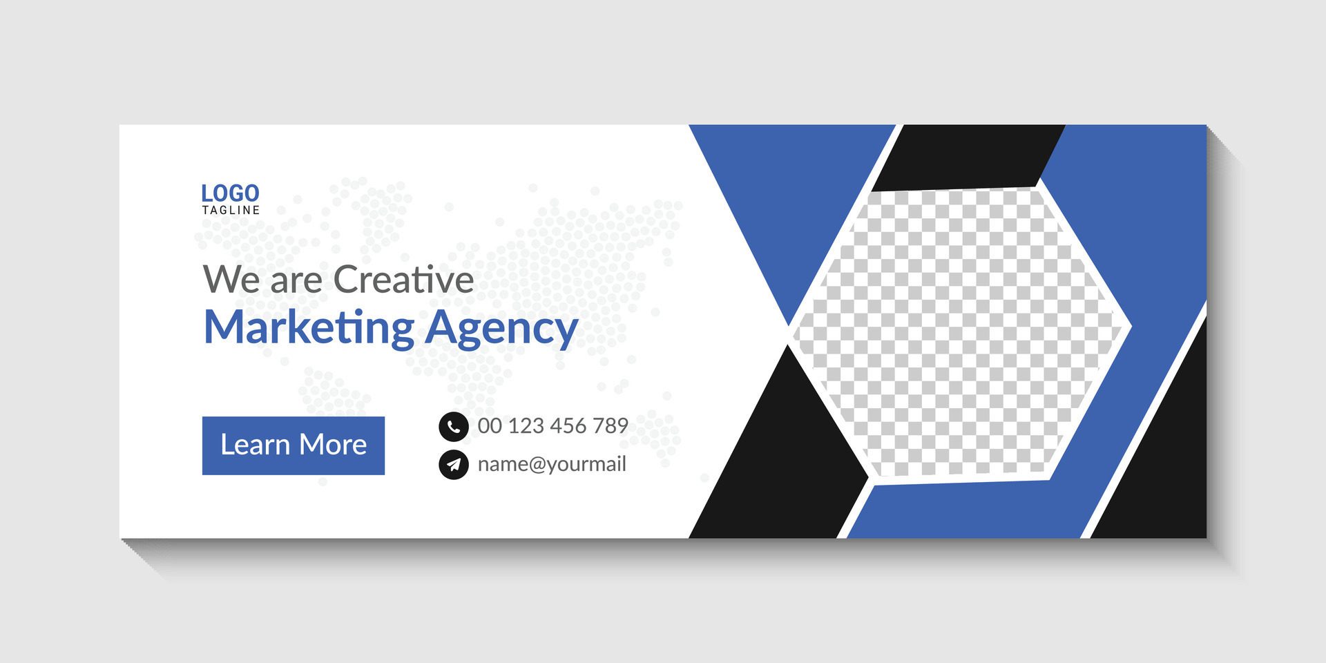 digital marketing corporate social media web banner design template Free Vector