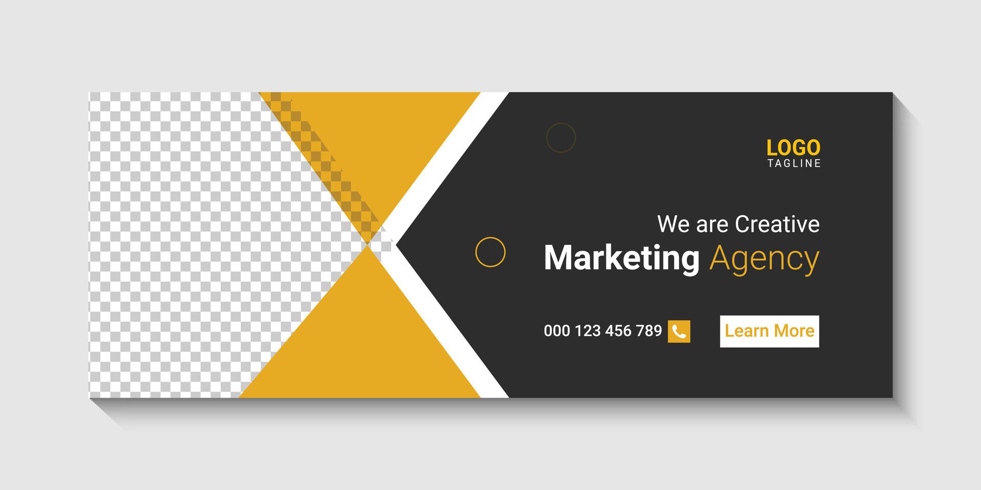 digital marketing corporate social media web banner design template Free Vector