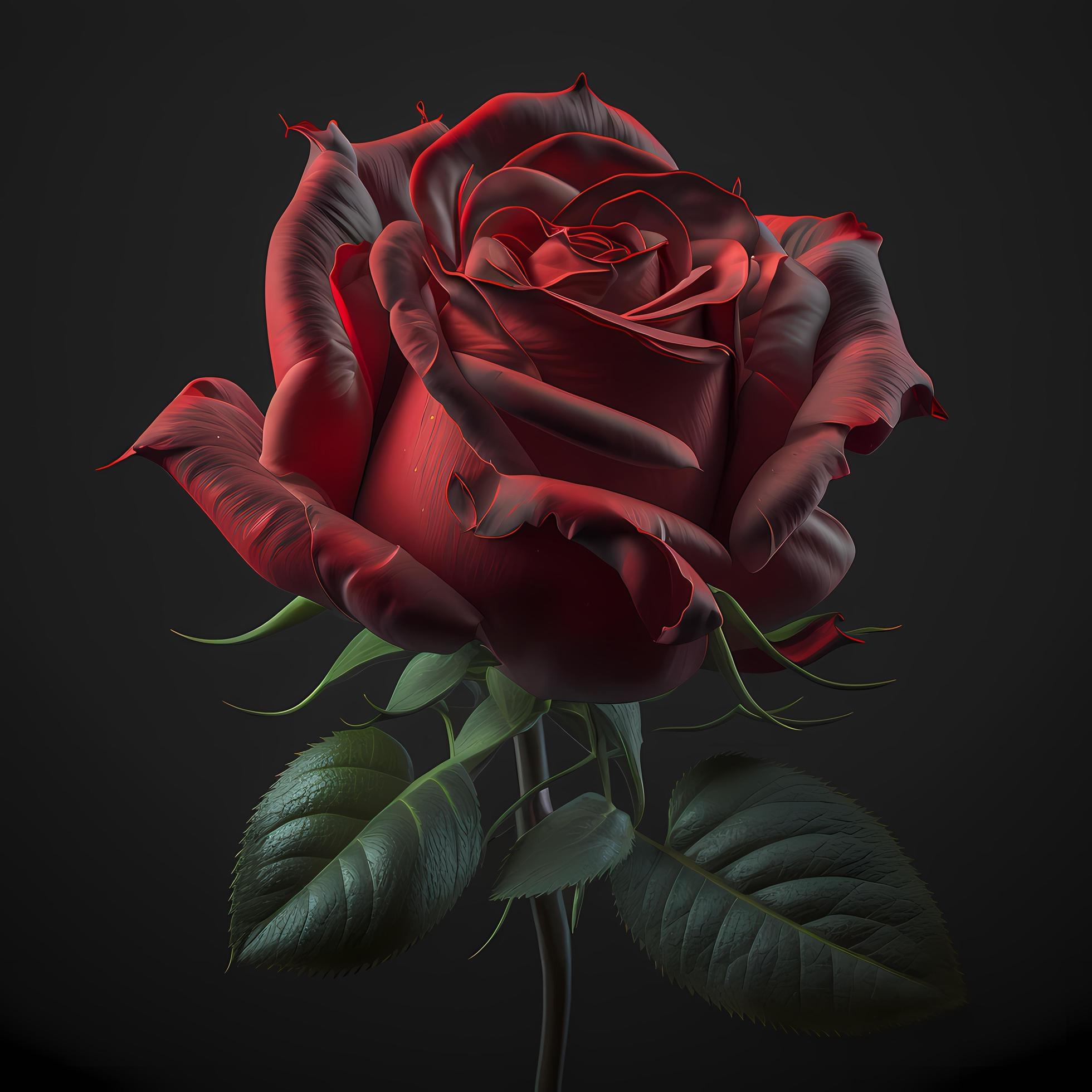 flower rose AI Generated Stock Free