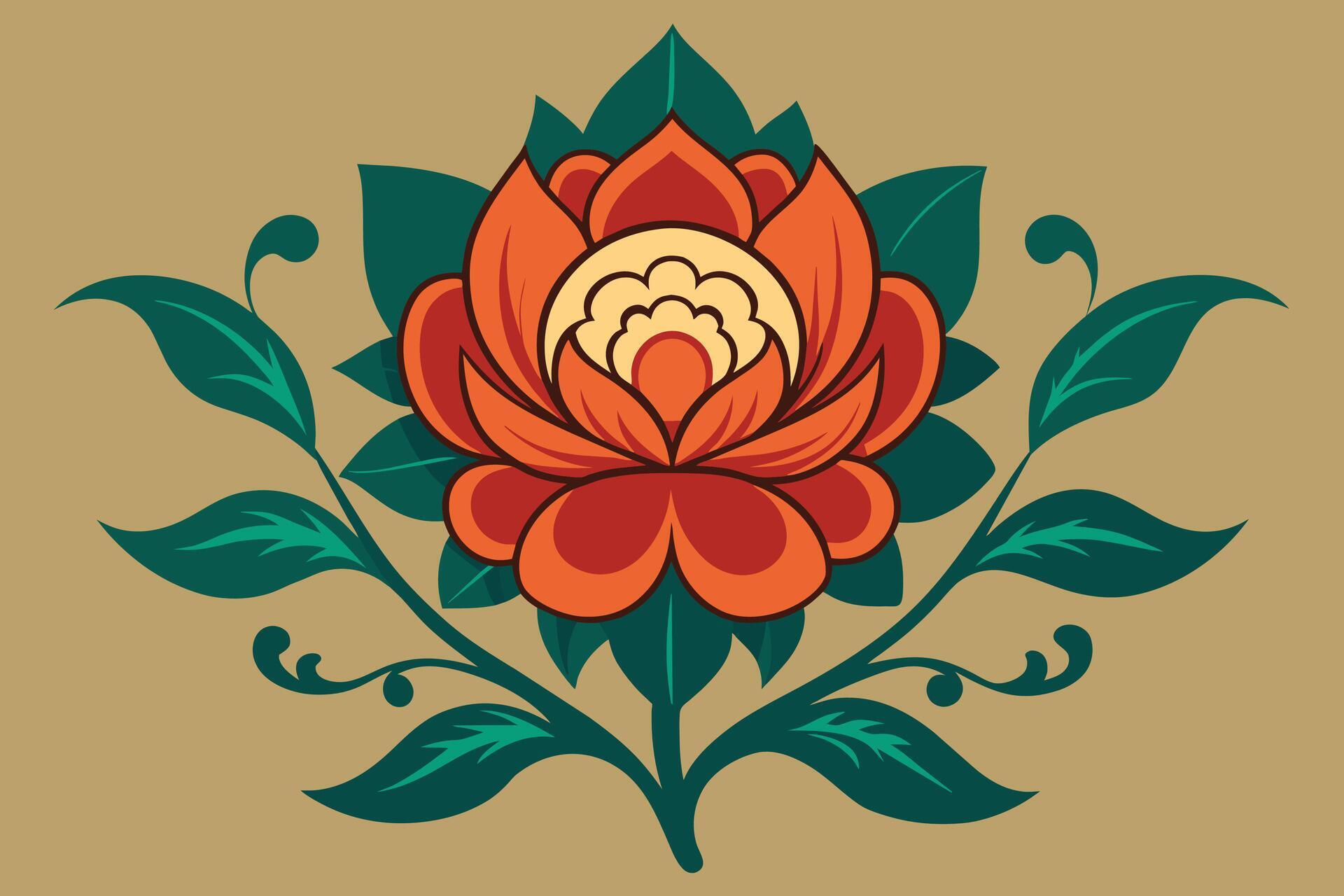 Vintage Detailed Flower Vectors Stock Free