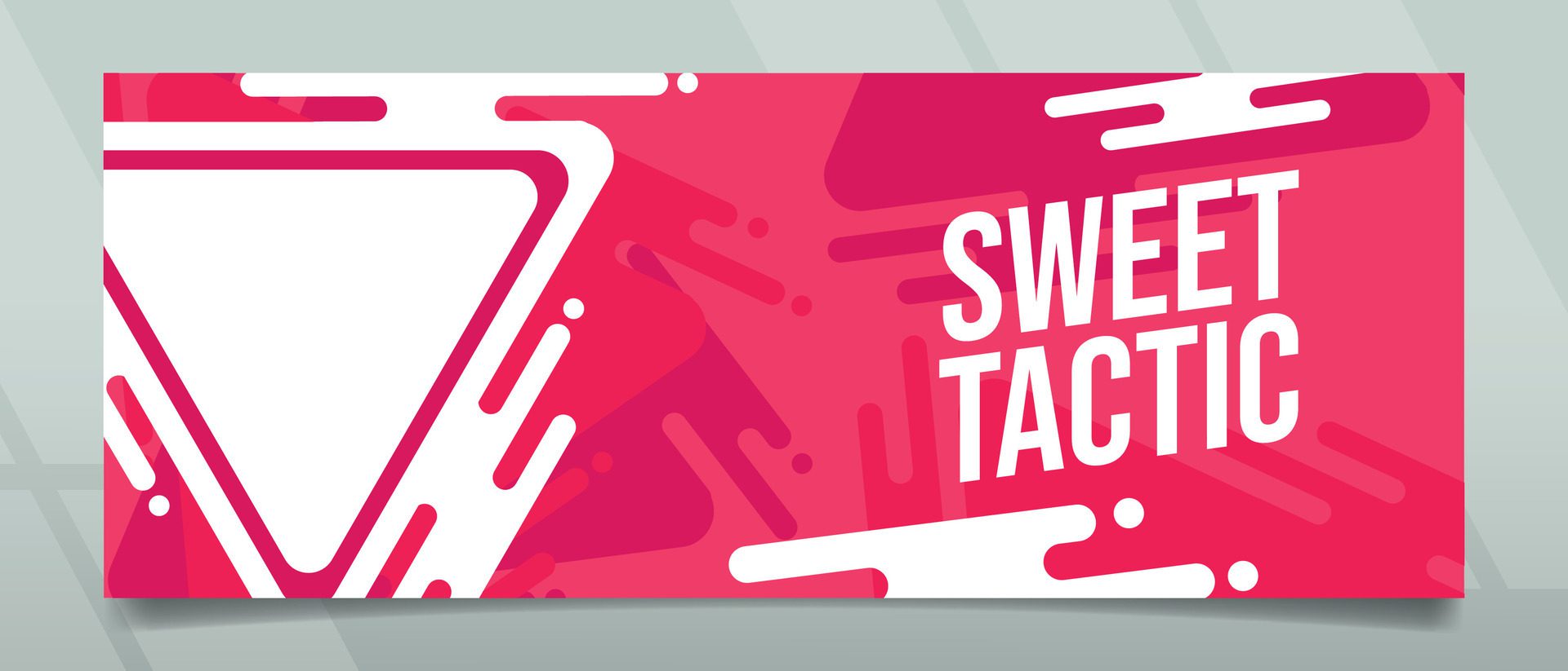 Sweet Tactic Banner Design Free Vector