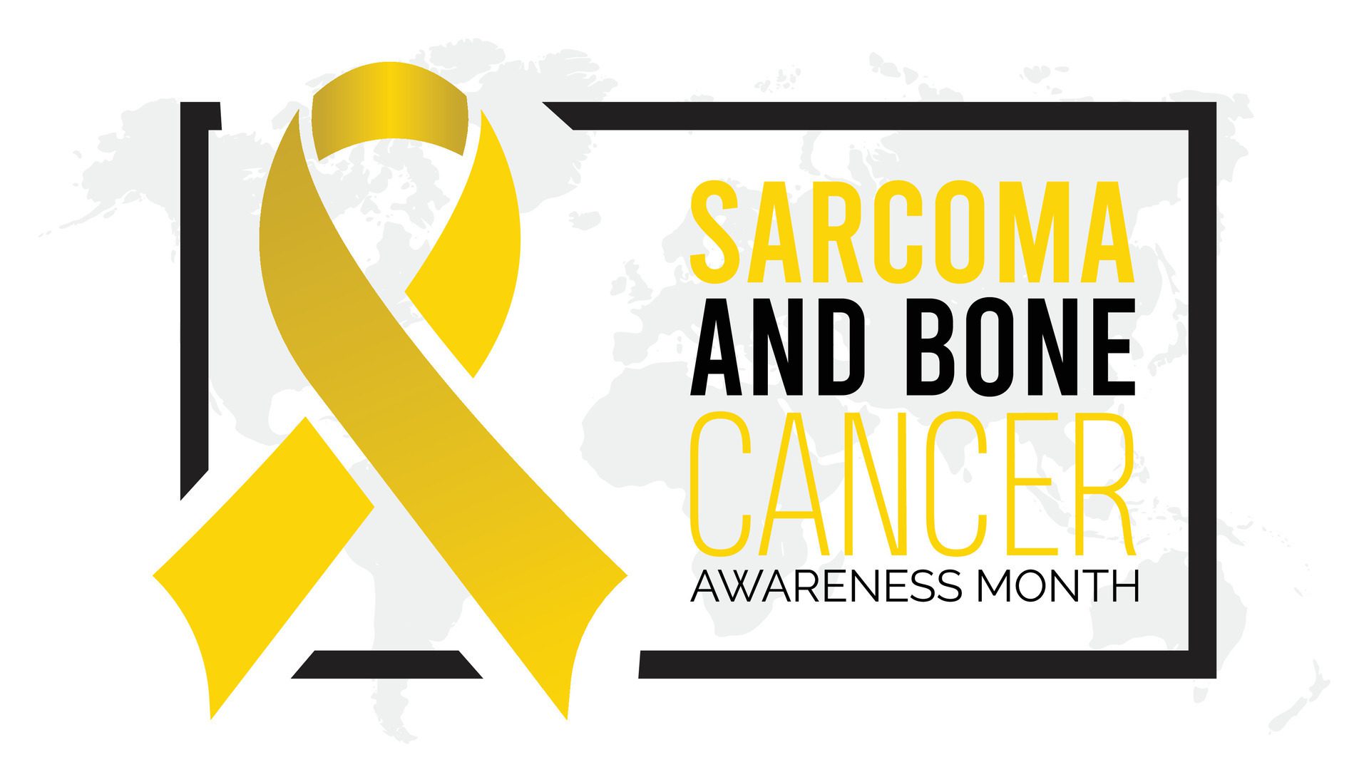 Sarcoma and Bone Cancer Awareness Month observed every year in July. Template for background, banner, card, poster with text inscription. Free Vector