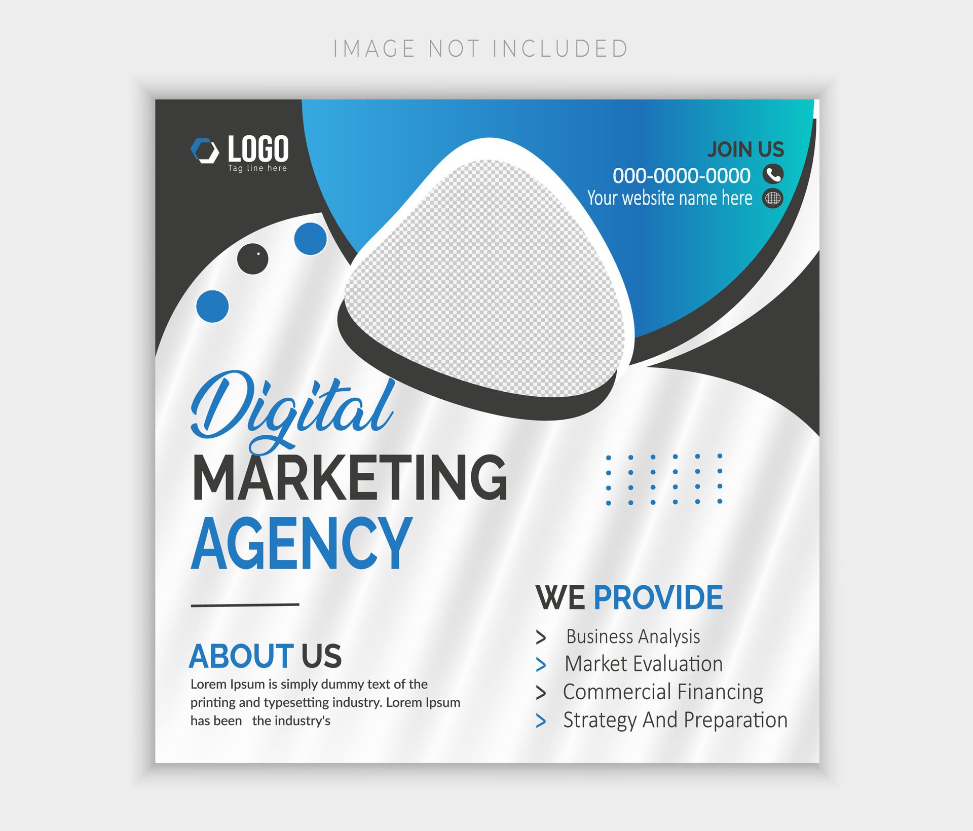 Business web banner design template. Free Vector