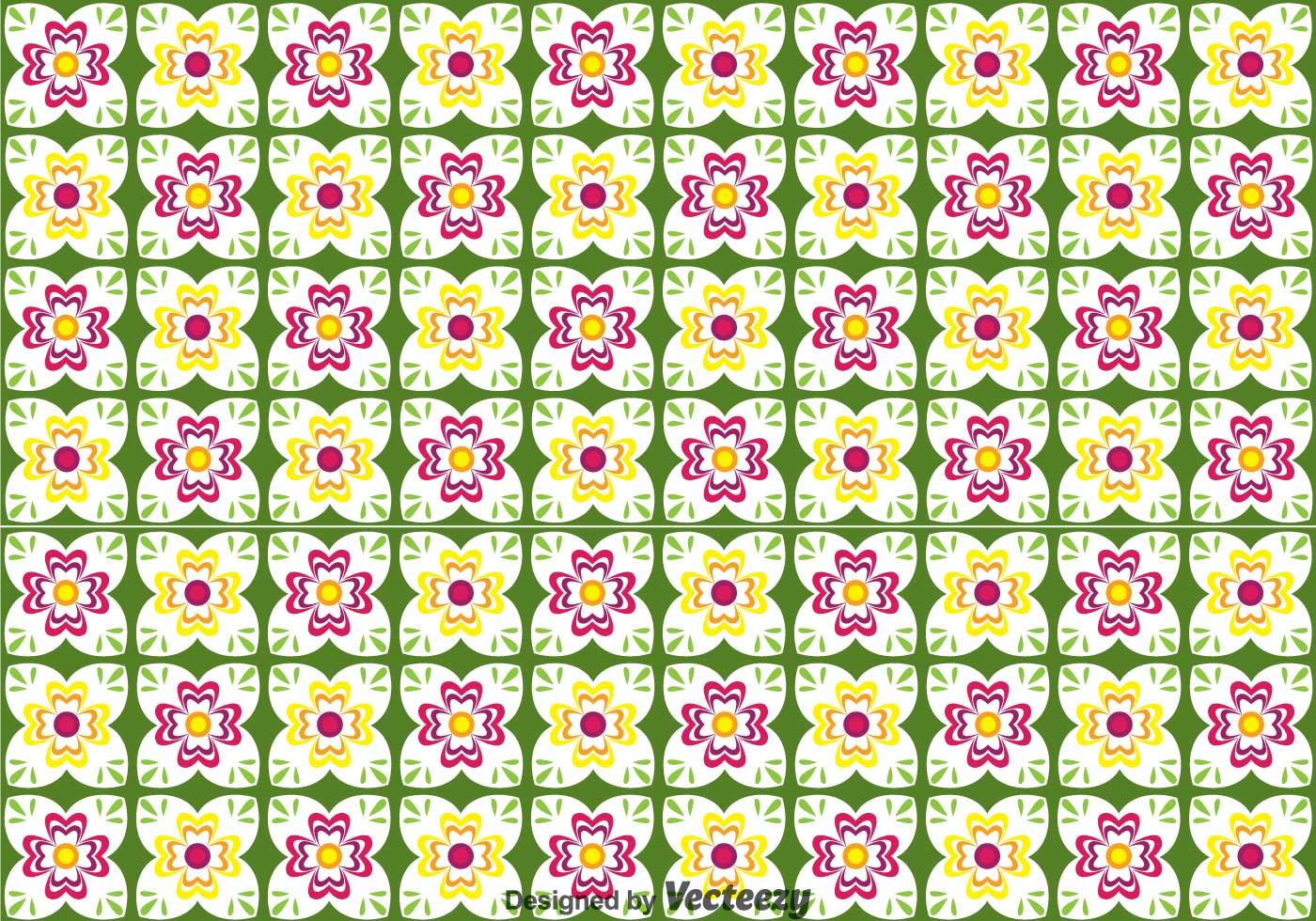 Talavera Flower Seamless Pattern Stock Free and Free SVG