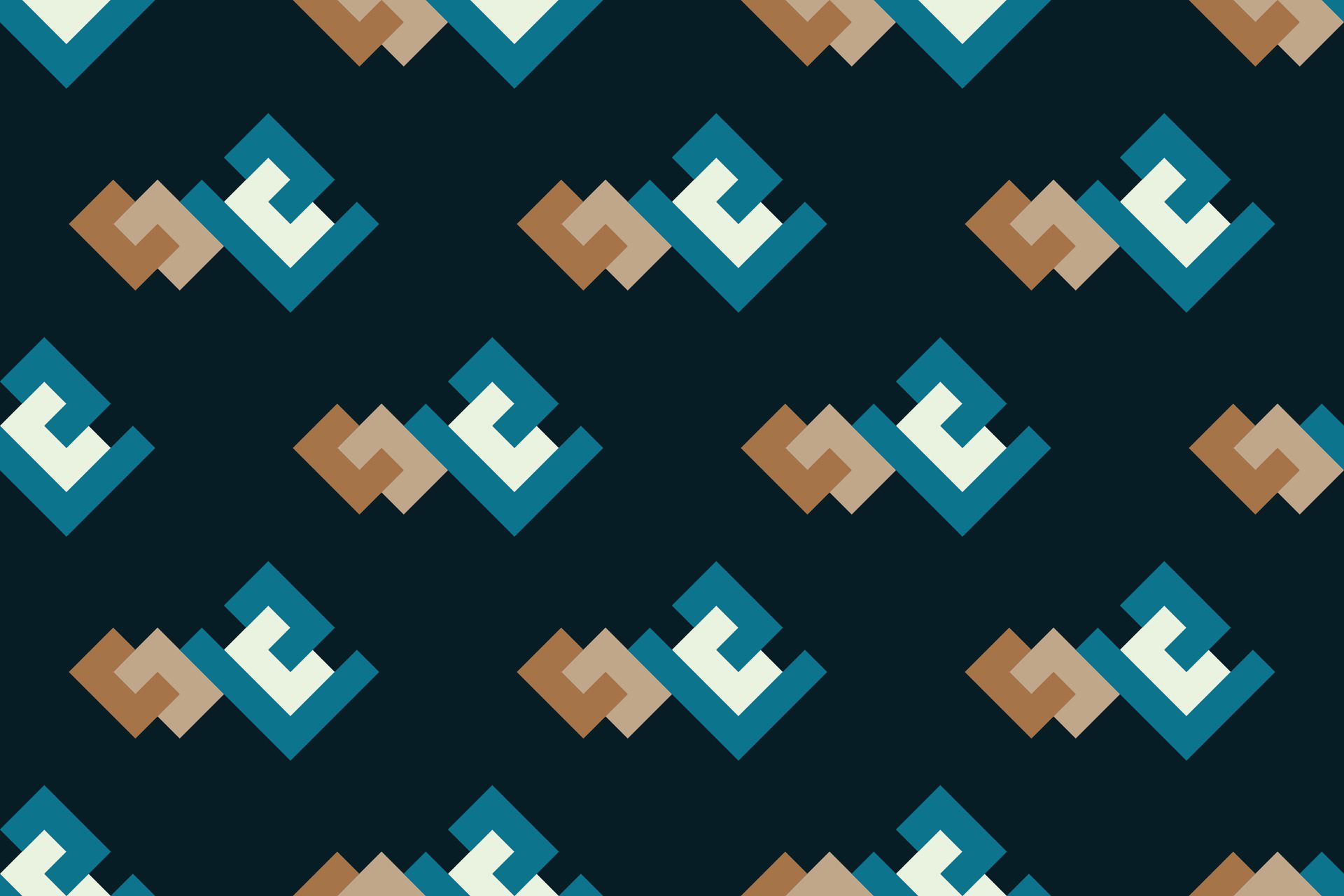 Geometric seamless pattern Free Vector