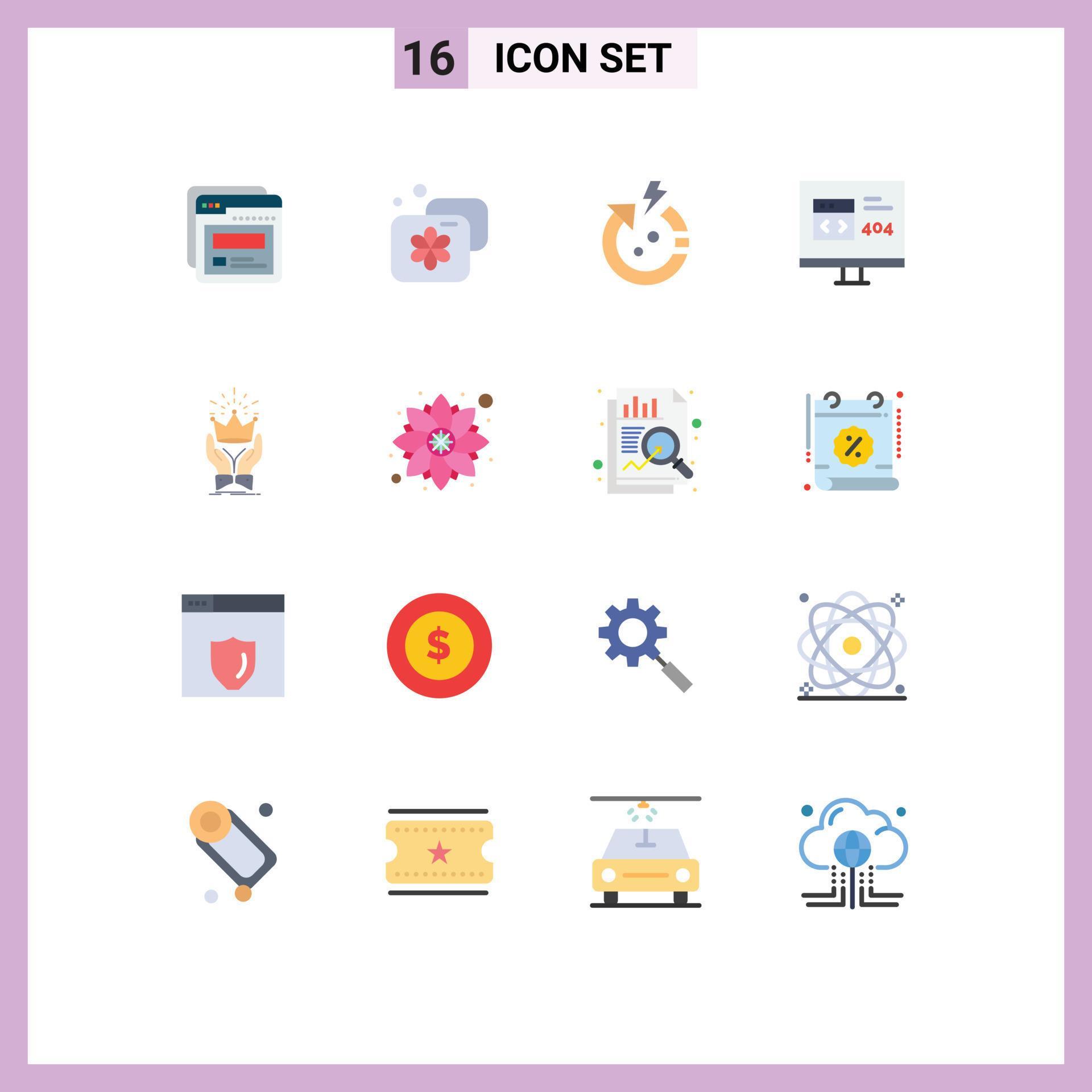 16 Creative Icons Modern Signs and Symbols of crown development arrow develop app Editable Pack of Creative Vector Design Elements Stock Free