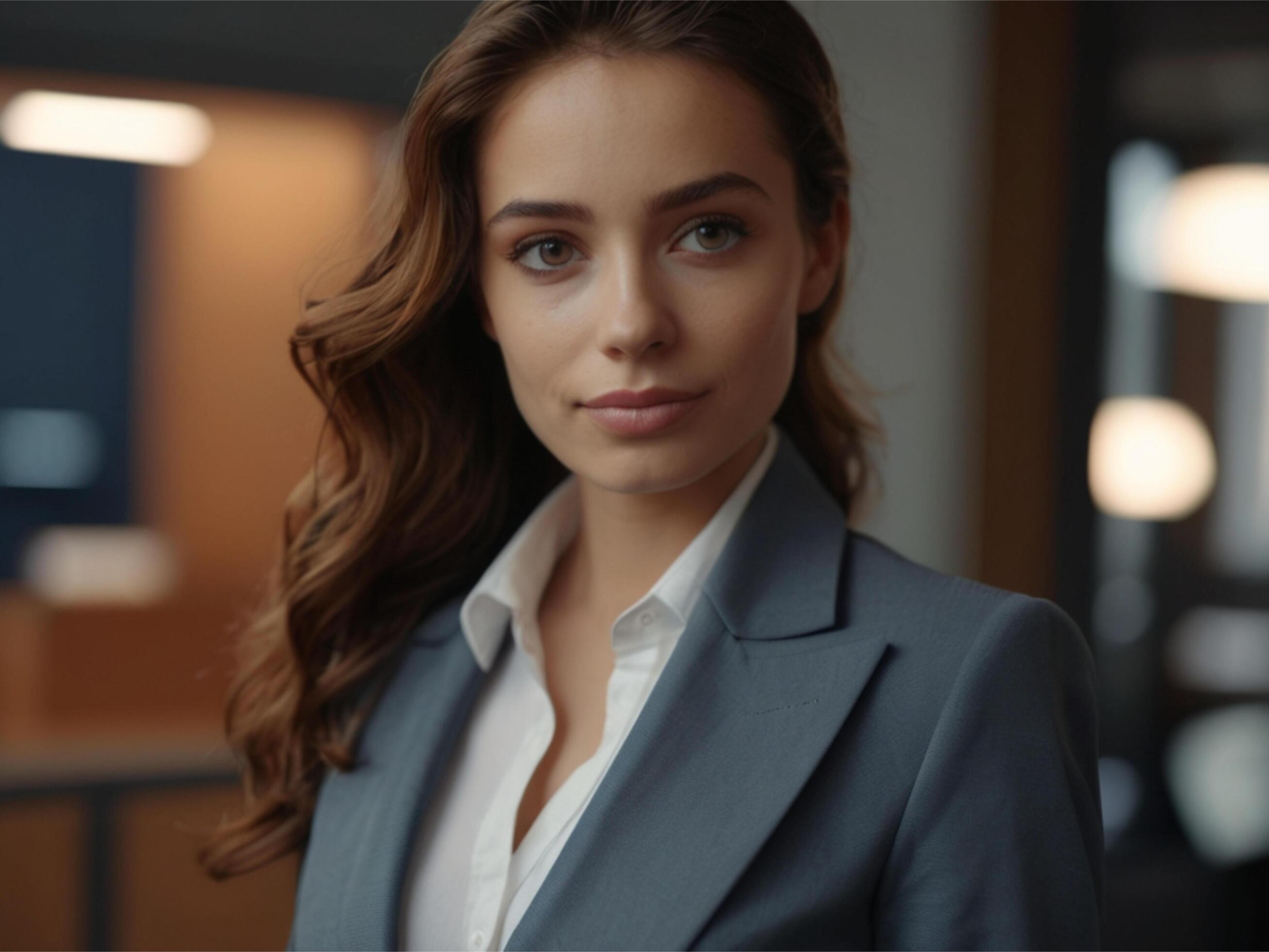 Business Woman in Stylish Suit Stock Free