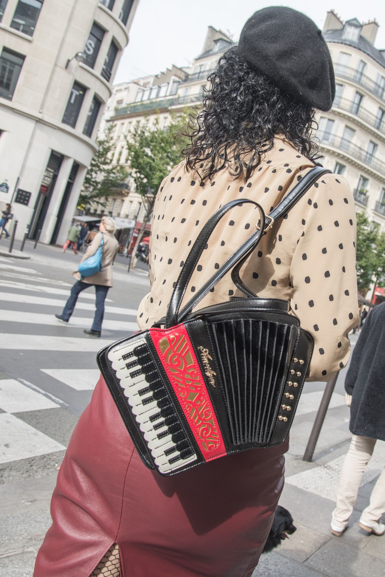 Woman laccordion Stock Free