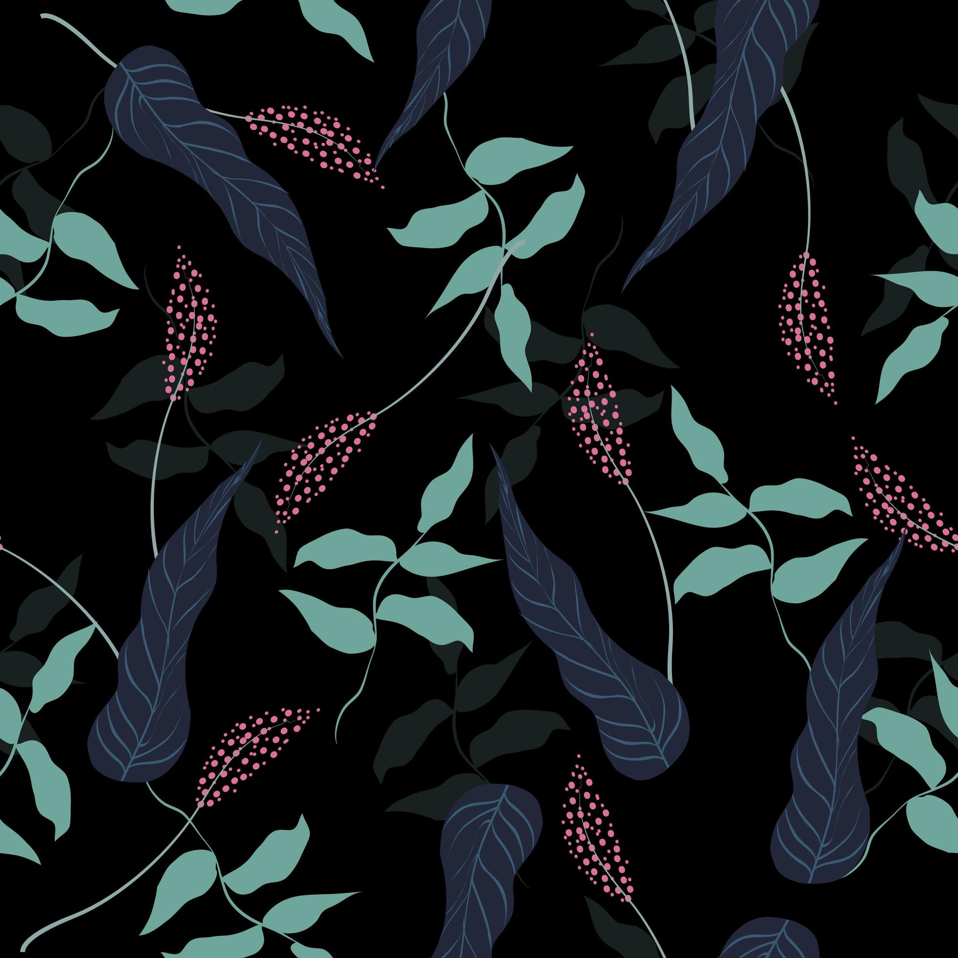 Mysterious flower pattern Stock Free