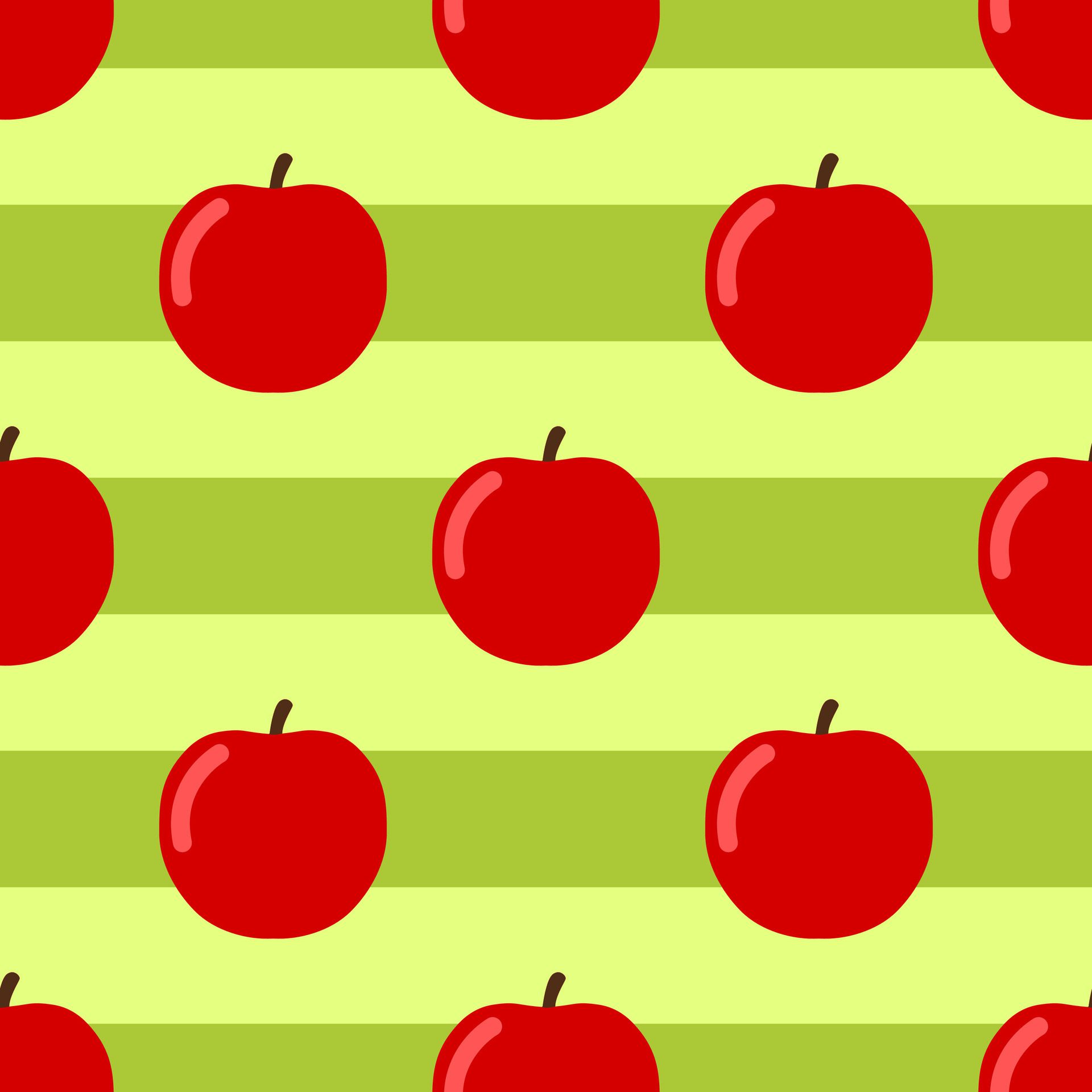 a seamless pattern of red fruits. Suitable for tablecloths, children’s clothes or book covers Free Vector