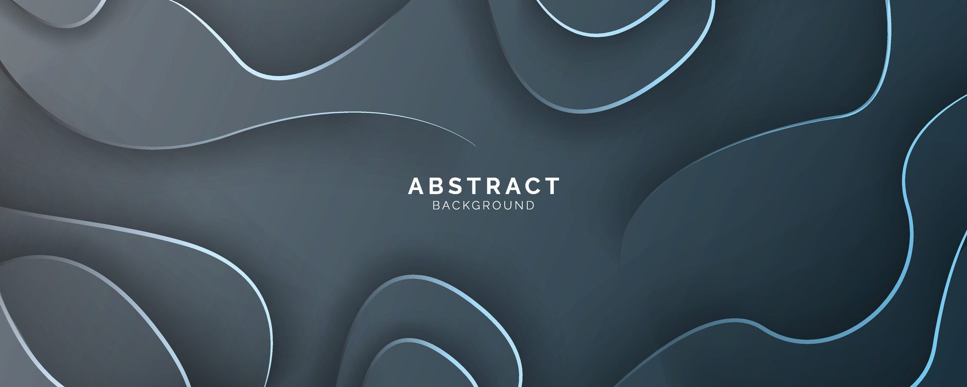 Abstract background liquid shape gray composition, modern template for website, banner art, poster design, vector illustration Free Vector