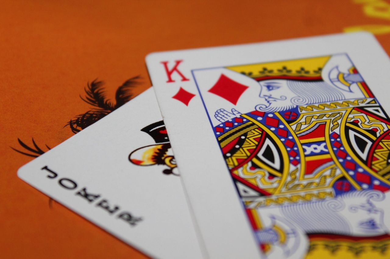 King And Joker Playing Cards Stock Free