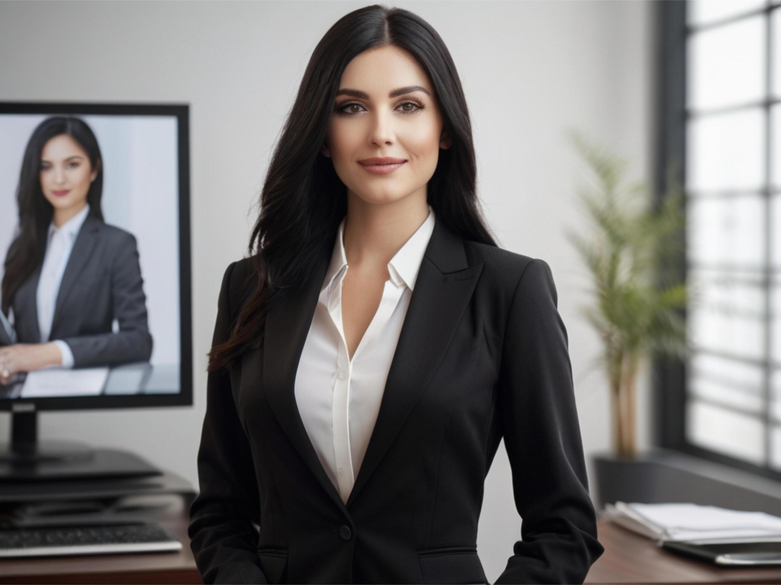 AI generated Happy Business Woman Stock Free