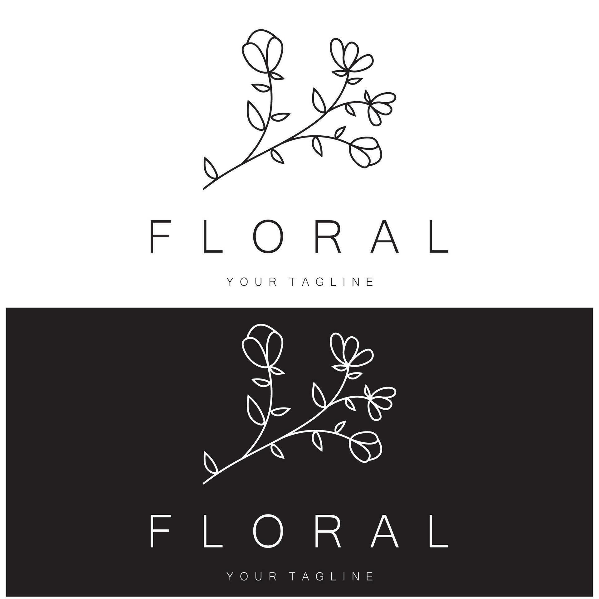 Elegant floral and leaf frame. Delicate botanical vector illustration for labels, spas, corporate identity, and wedding invitations Stock Free