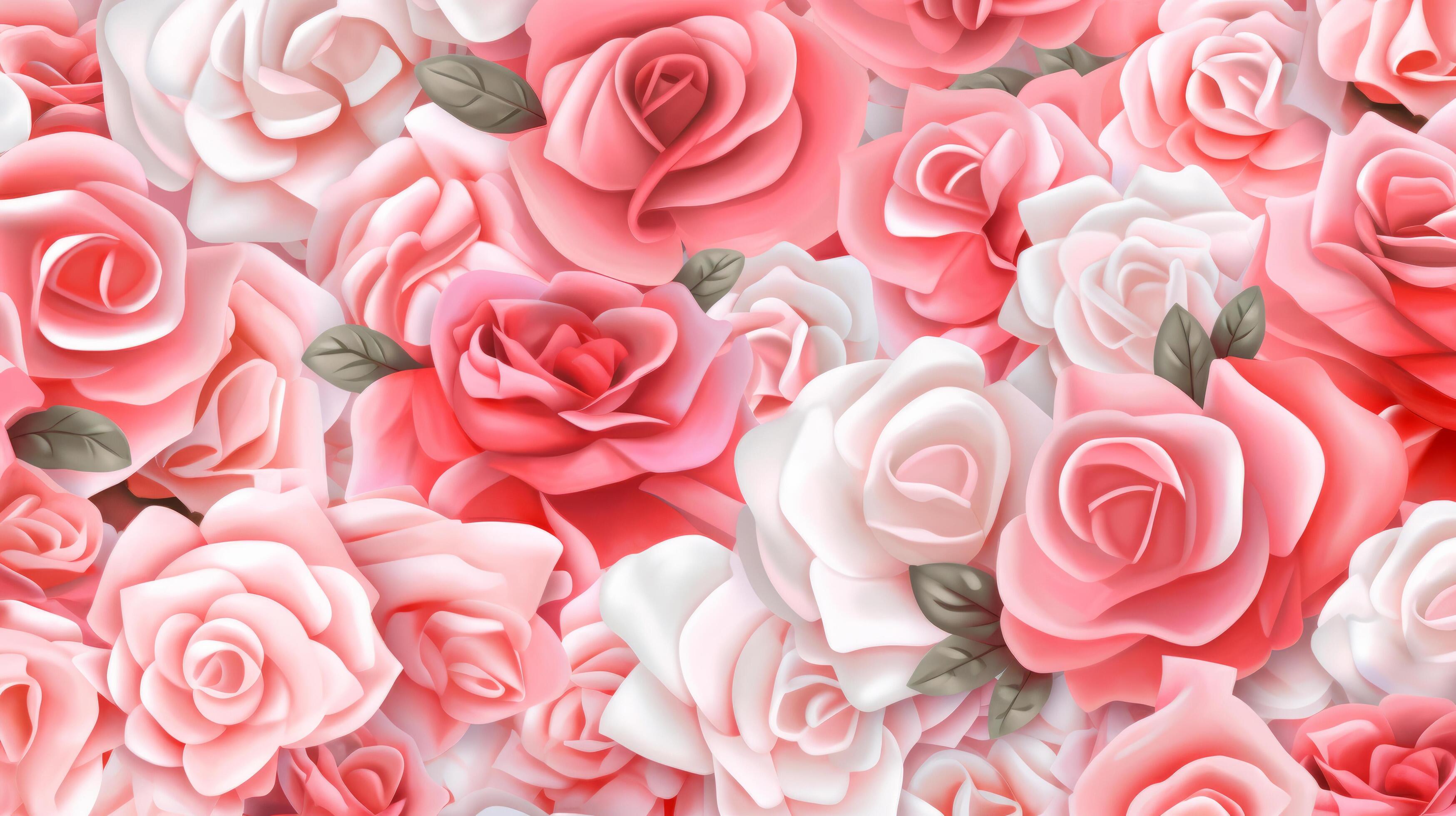 Rose flower background. Illustration Stock Free