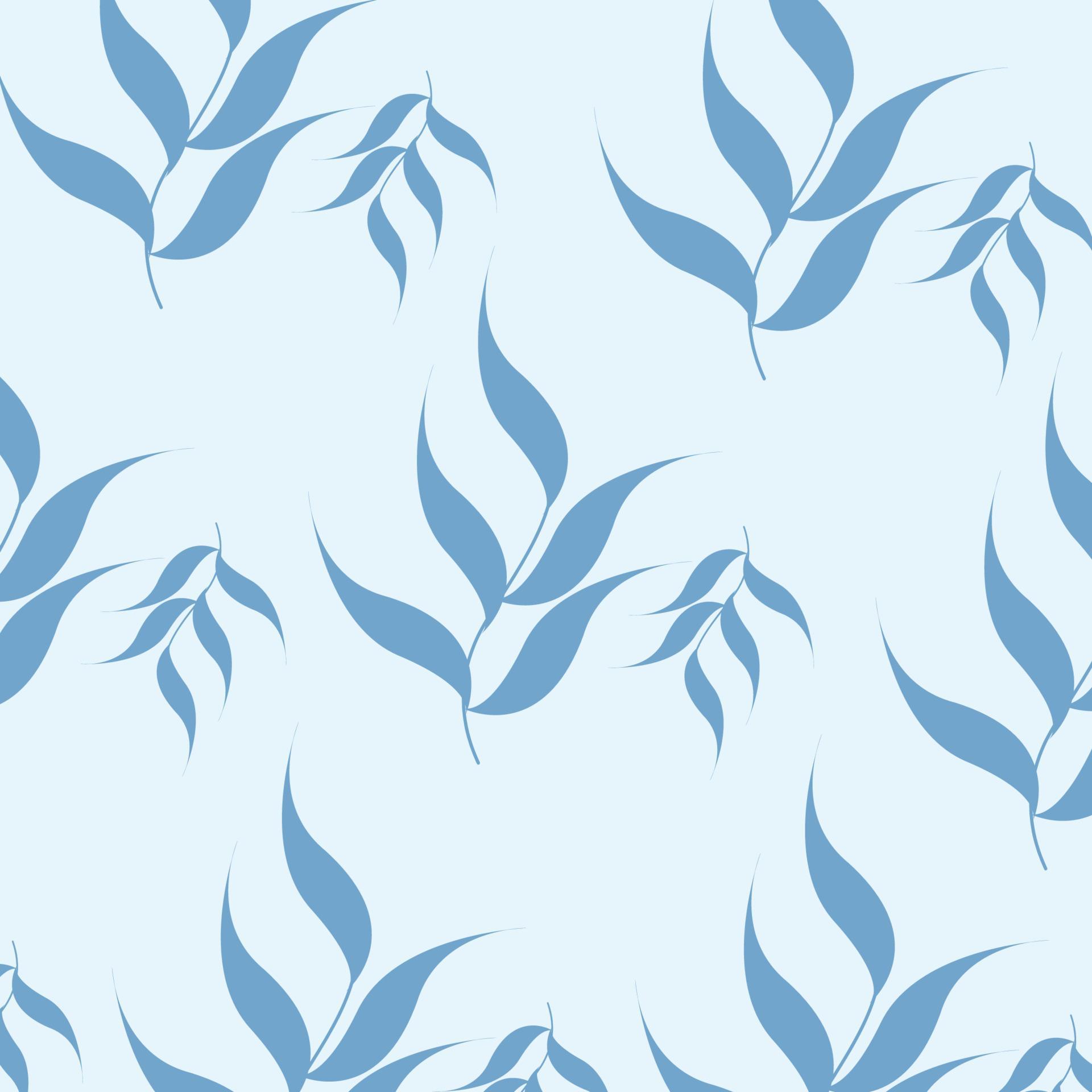 Vector illustration of a flat pattern with simple flowers and leaves. Perfect for decoration. Stock Free