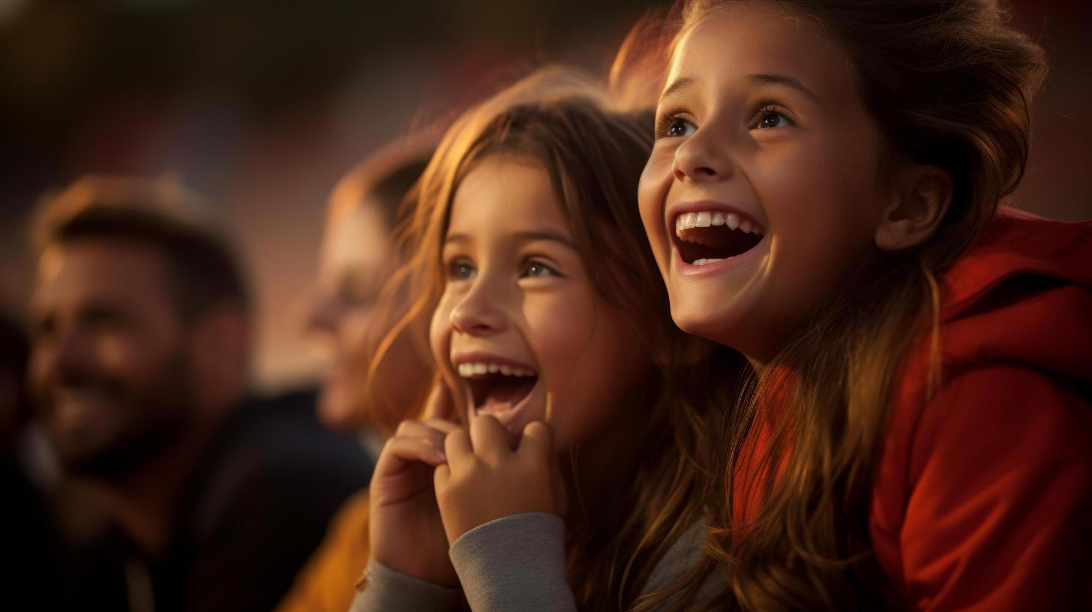 Parents watching their childs soccer game, cheering from the sidelines, depicting supportive and involved family life Stock Free