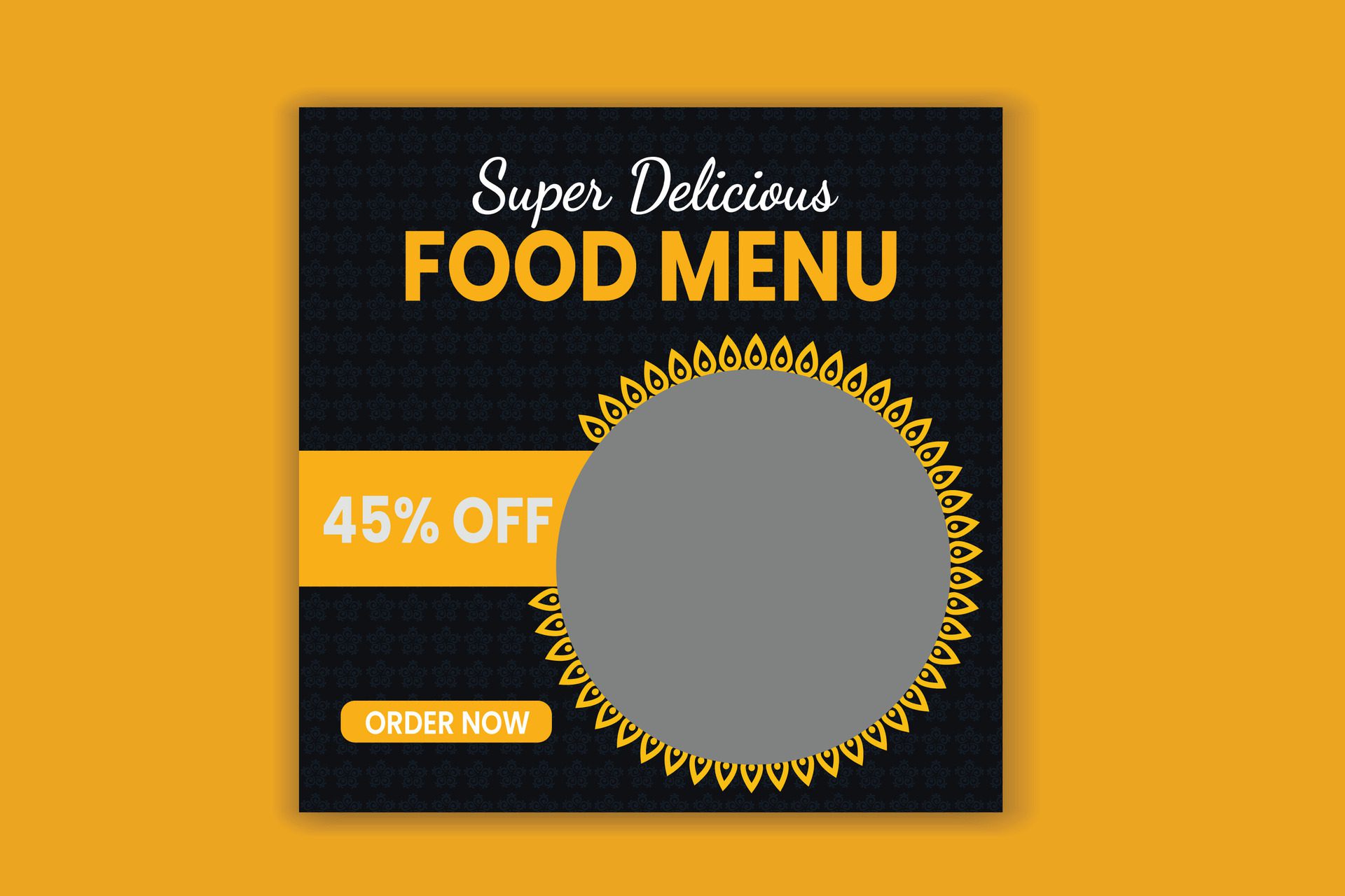 
									Food Banner Design Social media post Free Vector