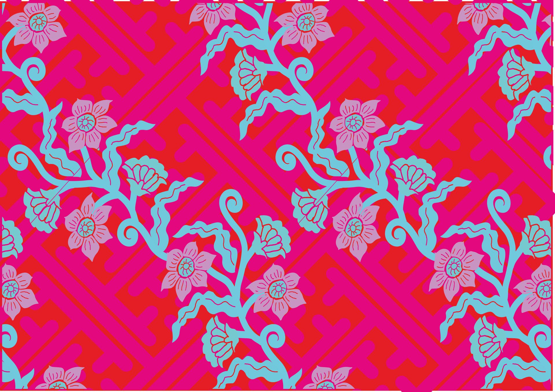 PrintIndonesian batik motifs with exclusive and classic Balinese style floral and plant patterns are suitable for various purposes. EPS 10 Free Vector