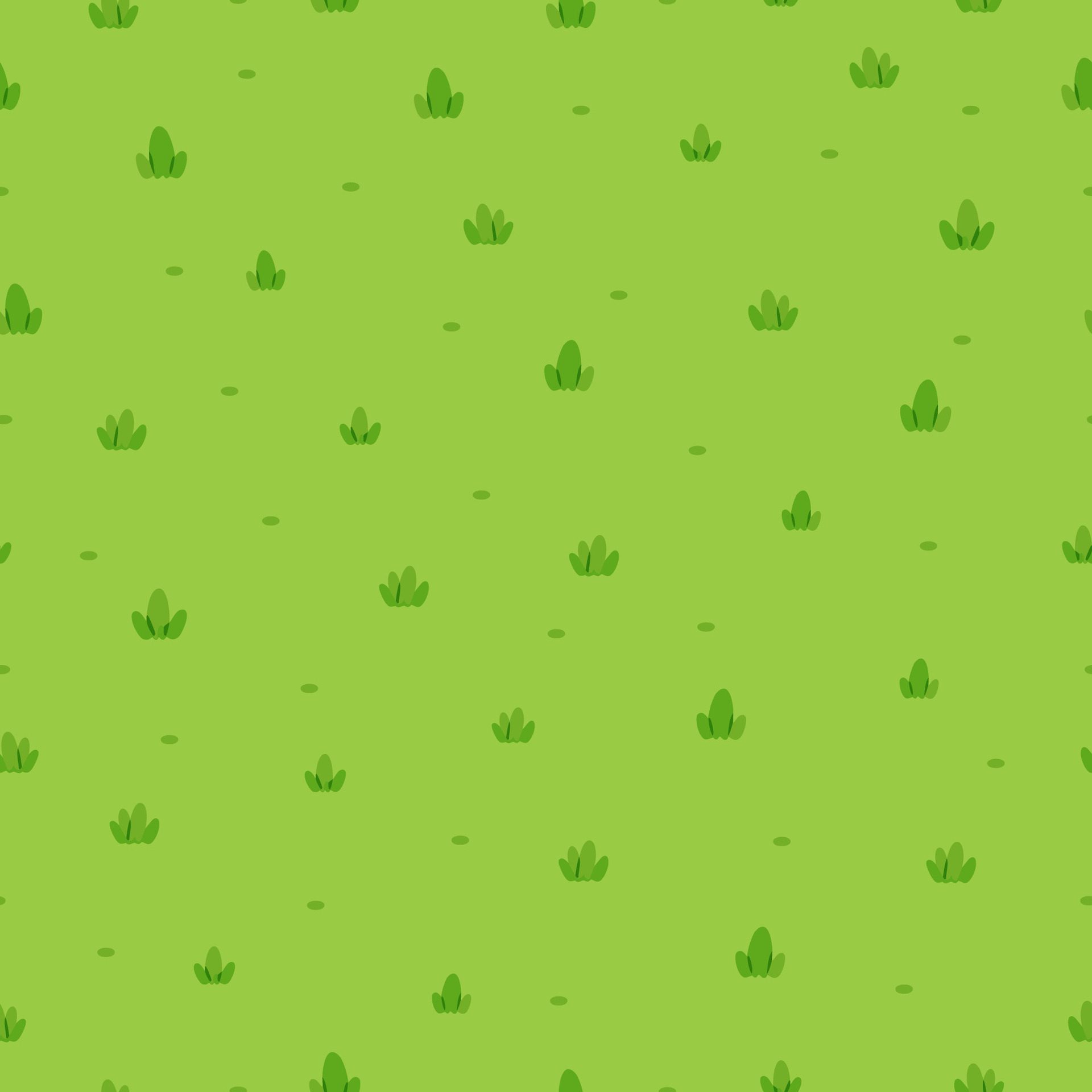 Seamless pattern of green grass. Spring background. illustration. Free Vector