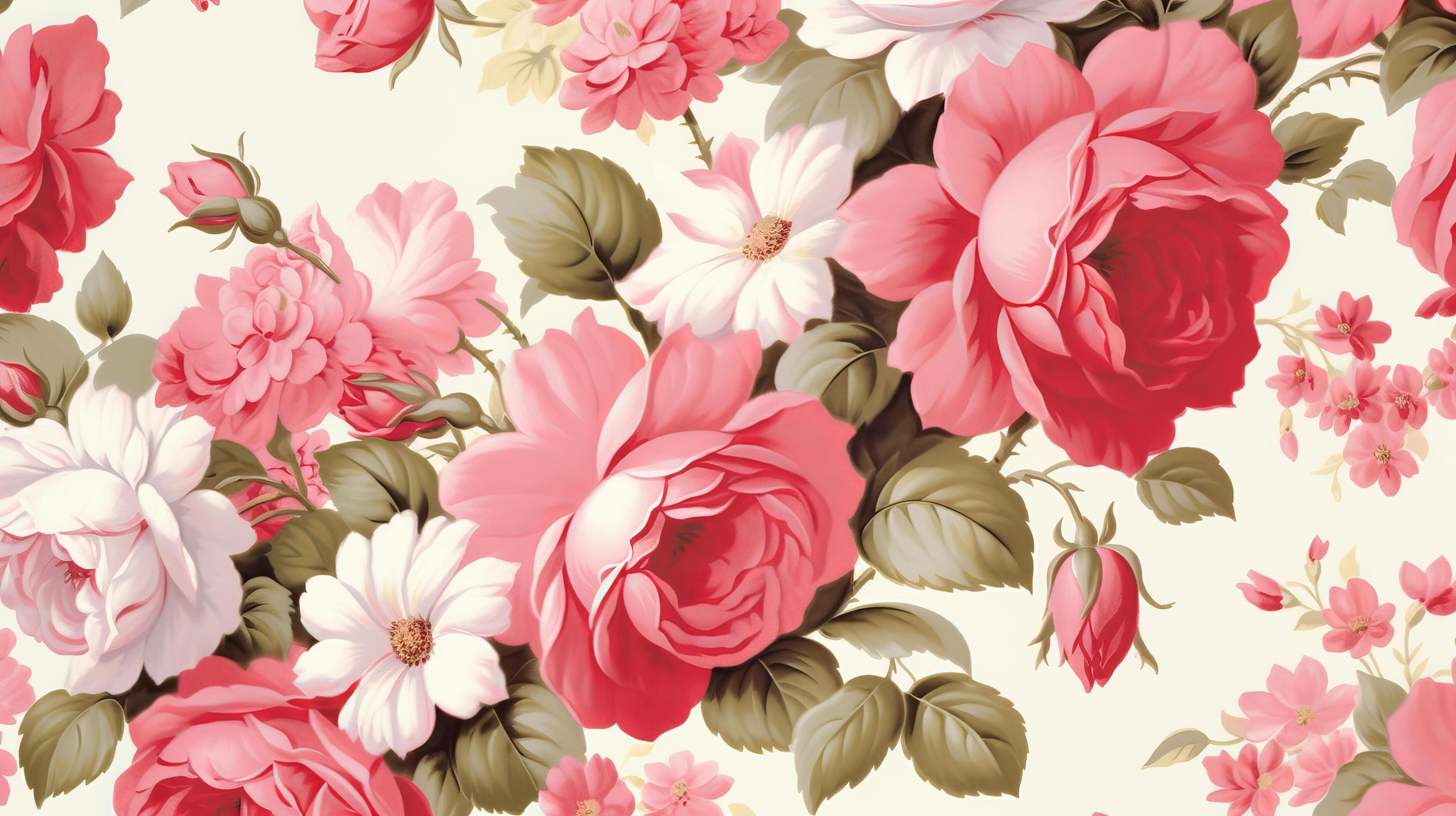 Rose flower background. Illustration Stock Free