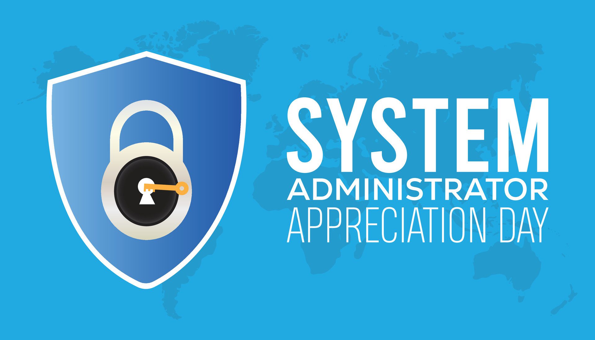 System Administrator Appreciation Day observed every year in July. Template for background, banner, card, poster with text inscription. Free Vector