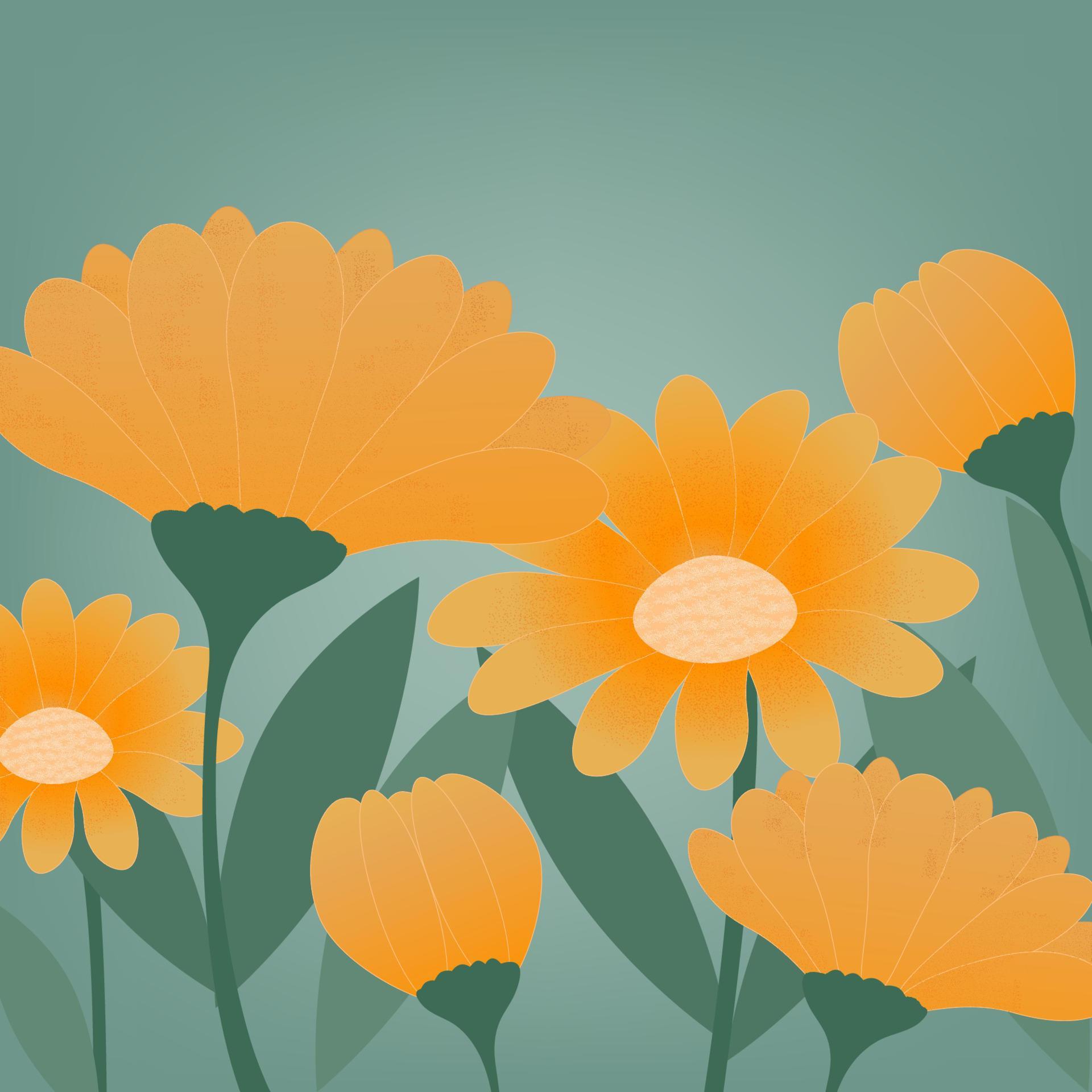 Flowers free vector Stock Free