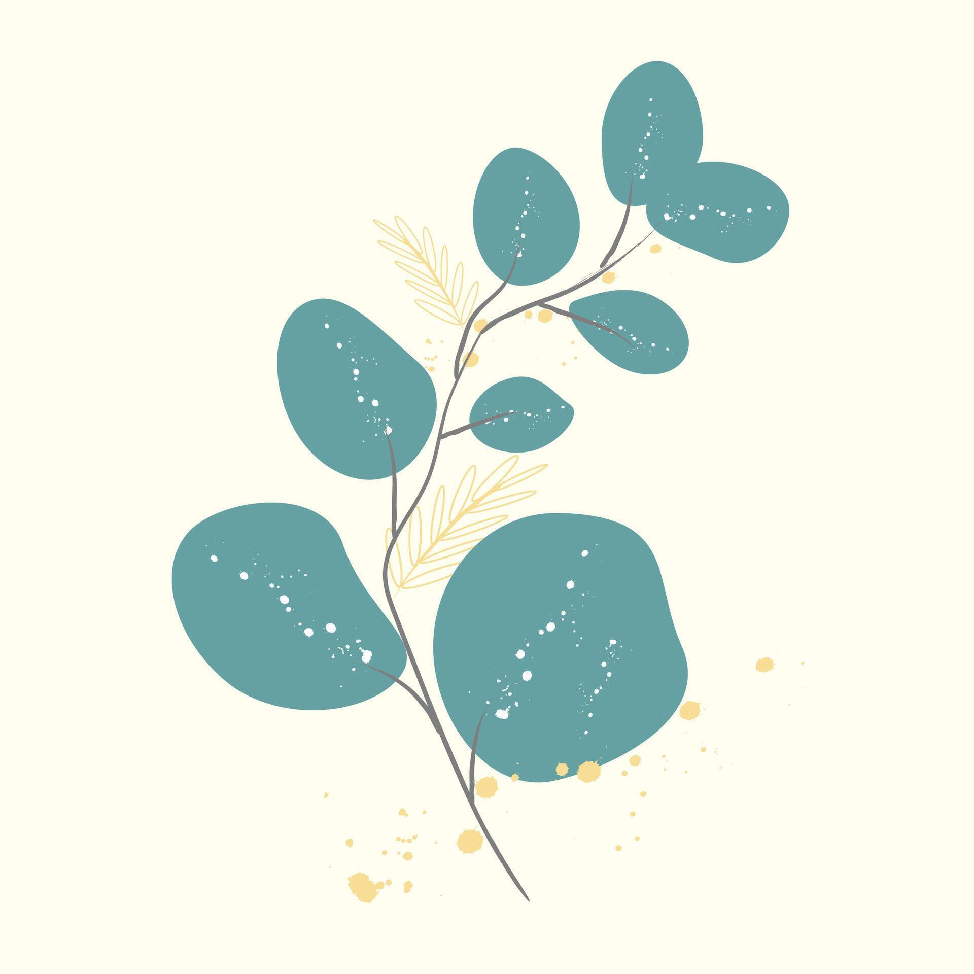 Flower and Leave Assortment Illustration Stock Free