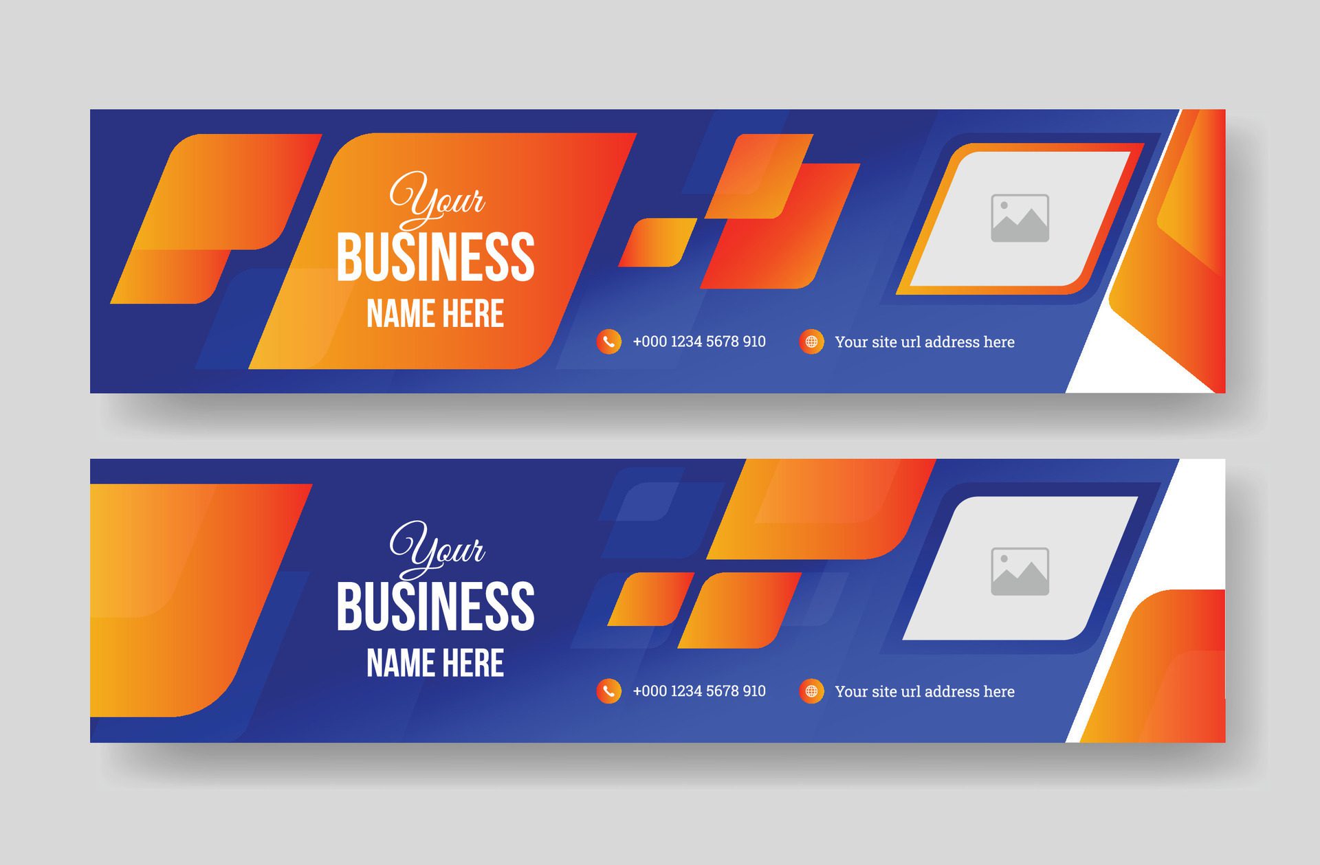 Professional gradient linkedin cover, header or banner vector template design for your digital marketing business agency. Free Vector