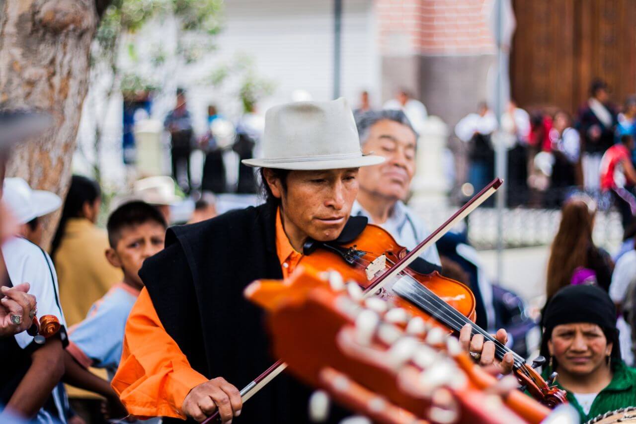 Man Playing Violin Street Stock Free