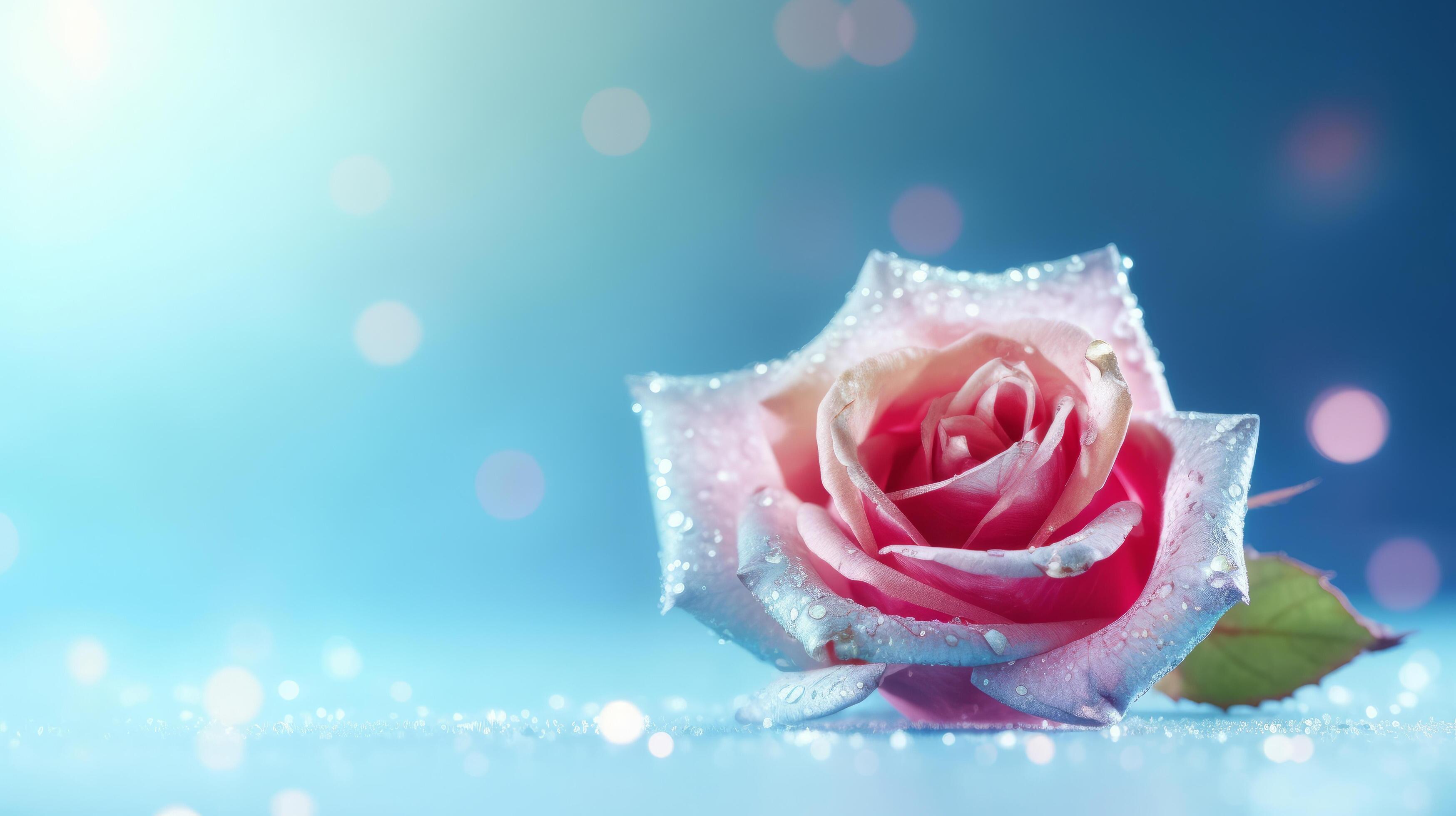 Rose flower background. Illustration Stock Free