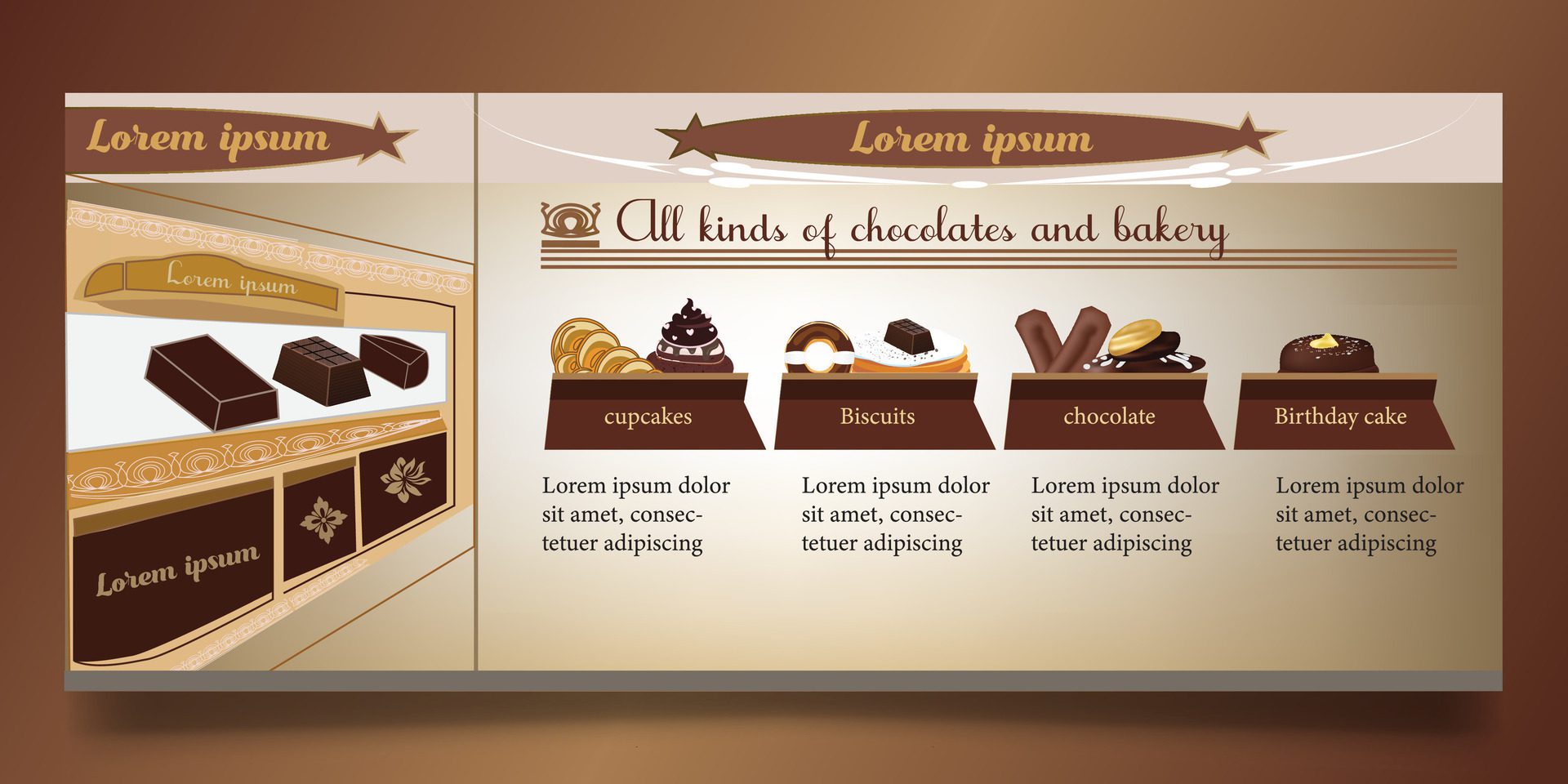 Bakery banner design Free Vector