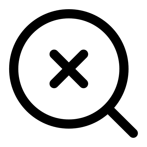 Search, x icon