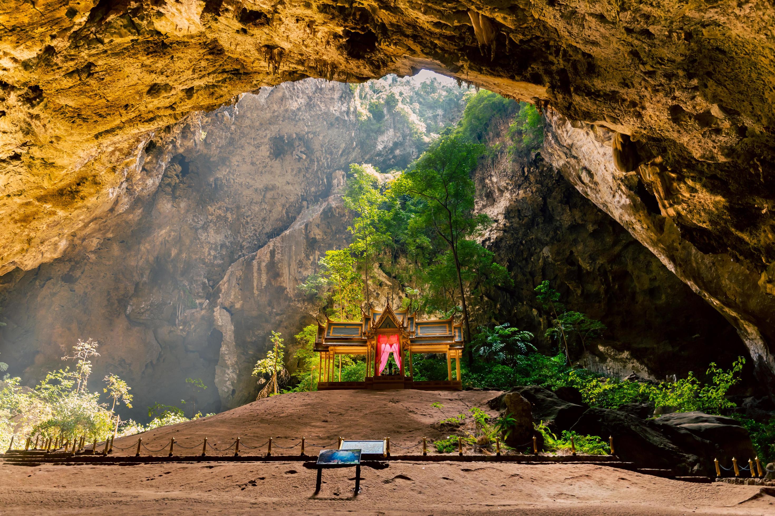 Phraya Nakhon Cave Khao Sam Roi Yot near Hua Hin Prachuab Khiri Khan Province Thailand. Stock Free