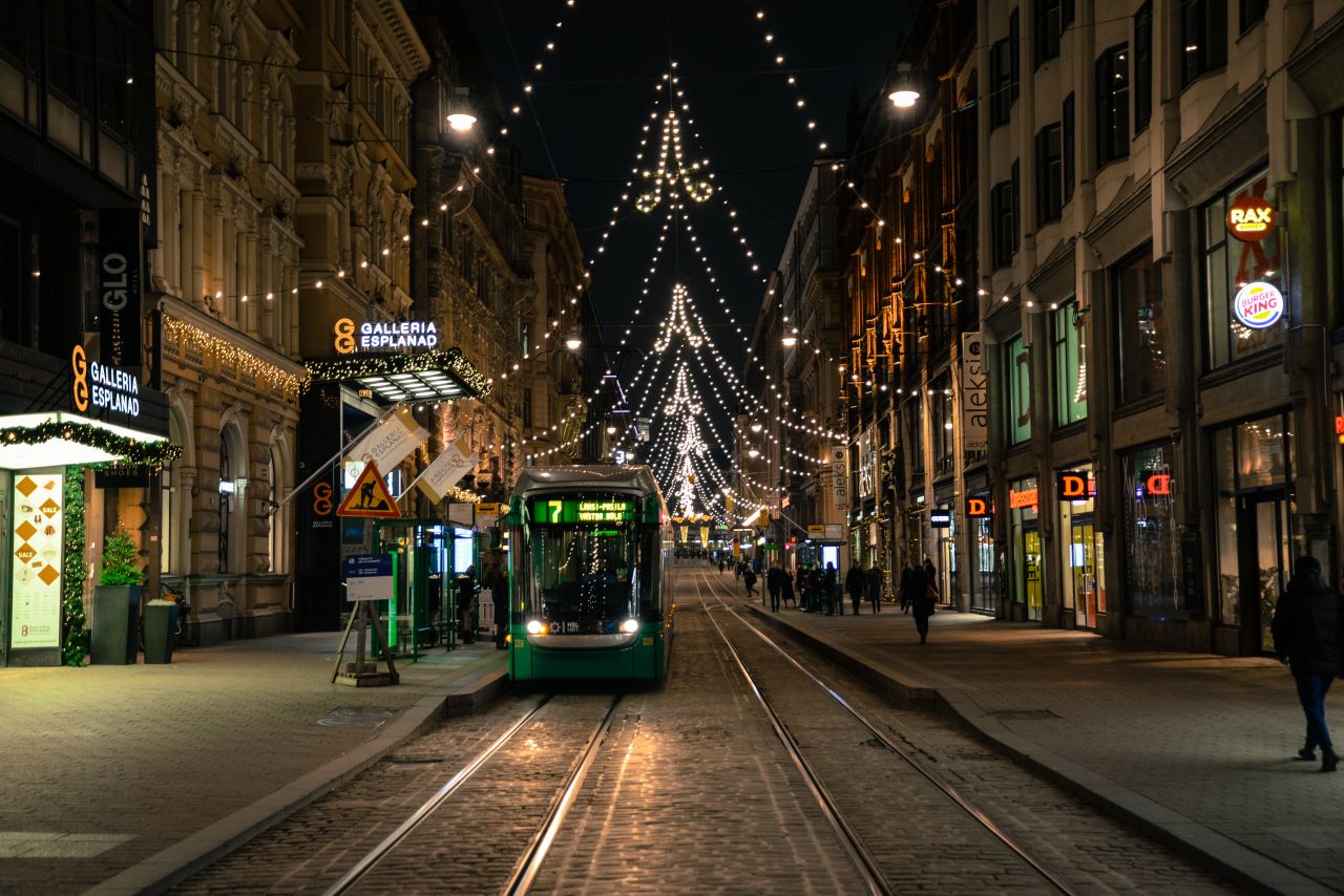 Helsinki tram Stock Free