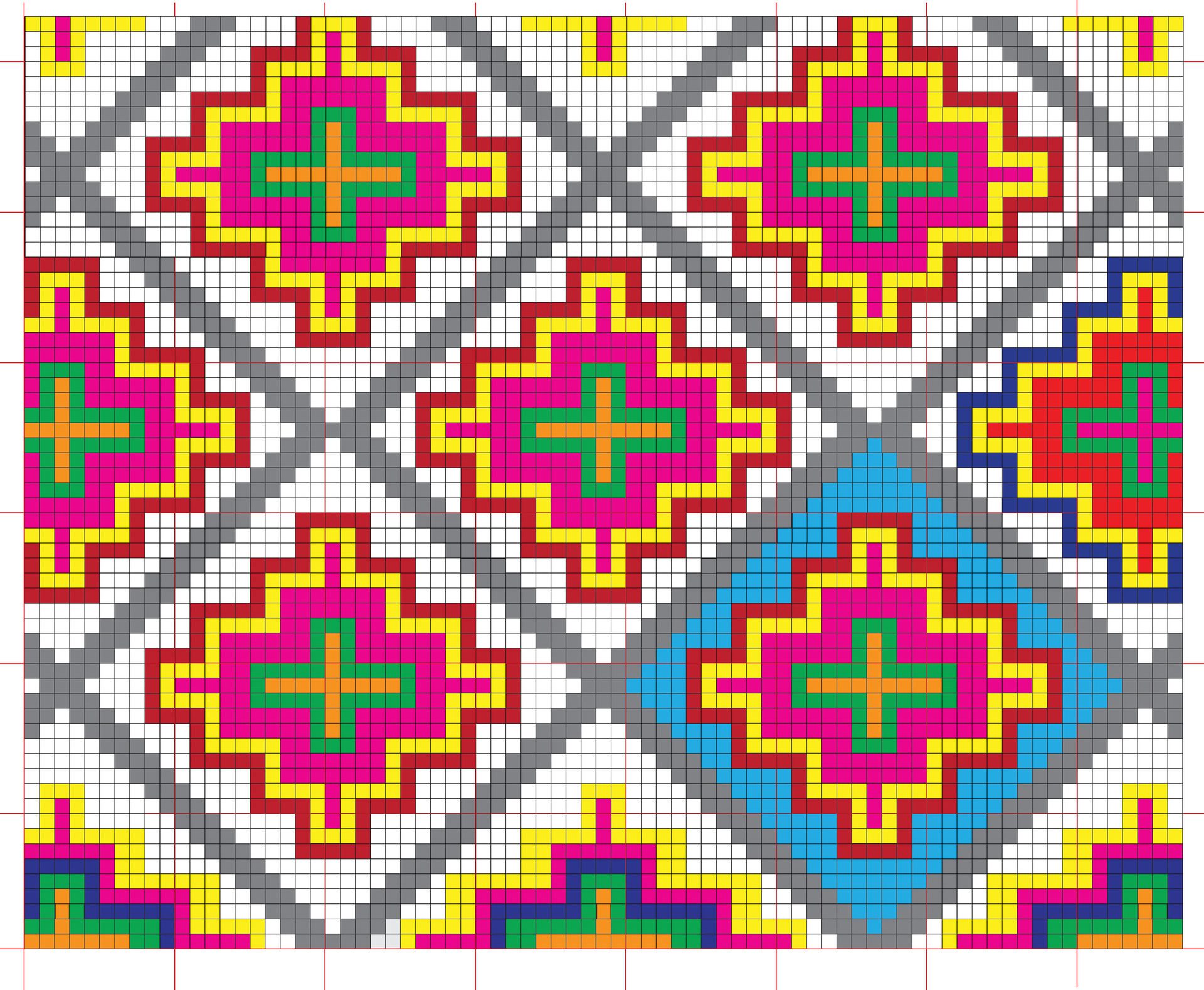 A modern twist on a traditional tribal pattern. Seamless vector. Free Vector