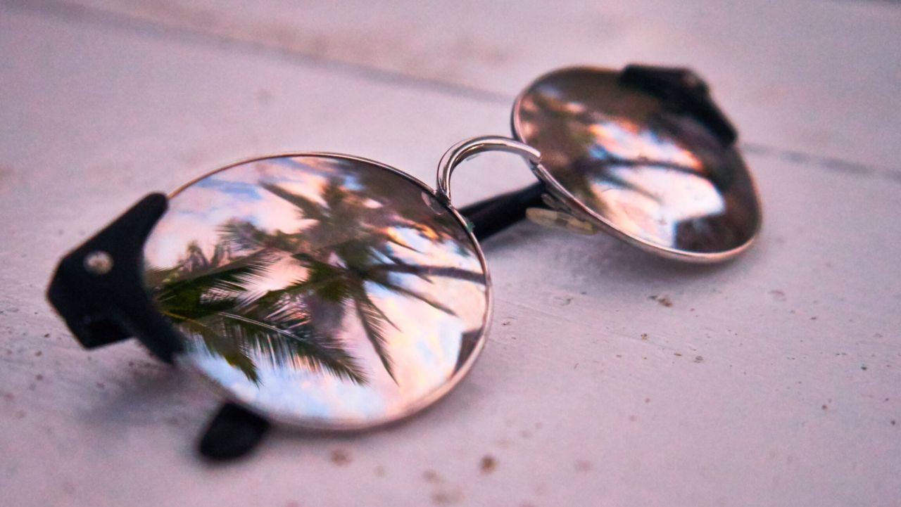 Sunglass Reflection Stock Free