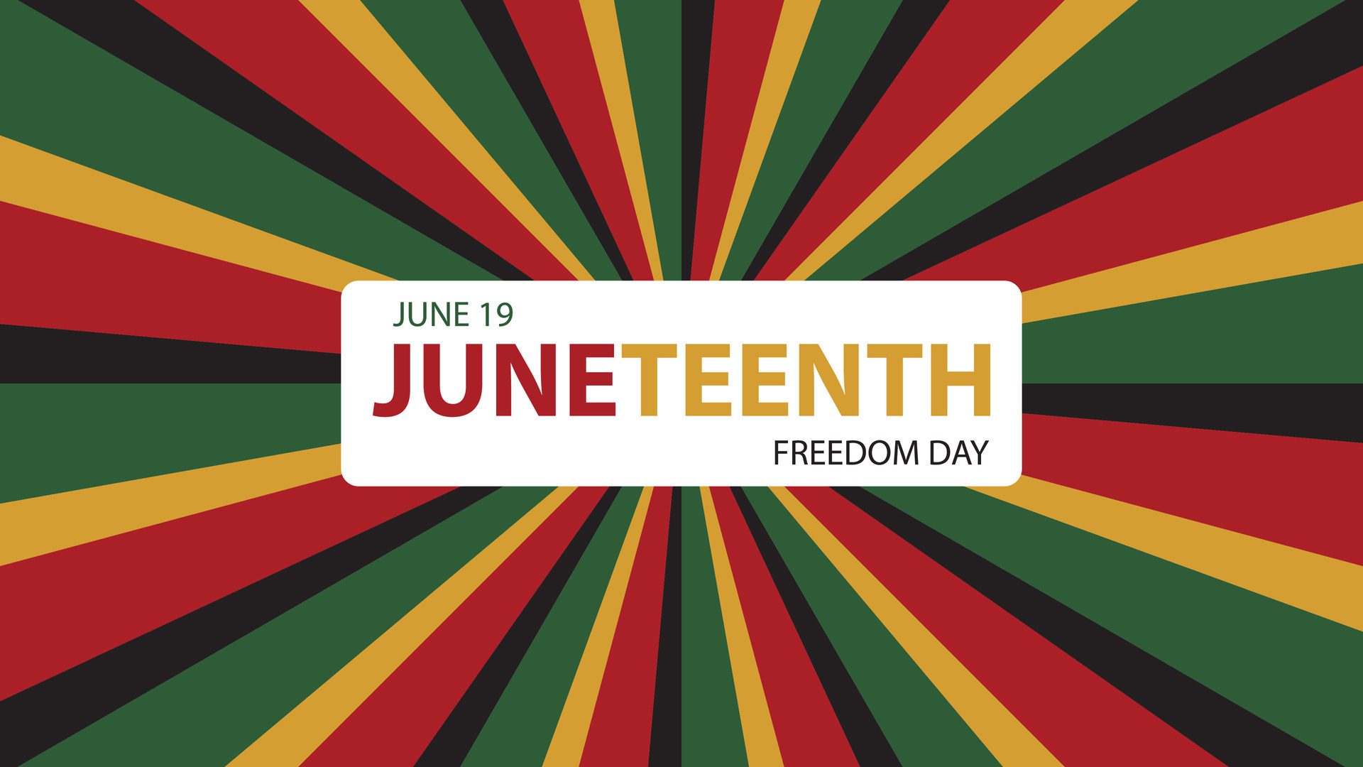 Juneteenth Background design,Juneteenth Freedom Day Abstract Background, Banner, Poster, Greeting Card. Free Vector