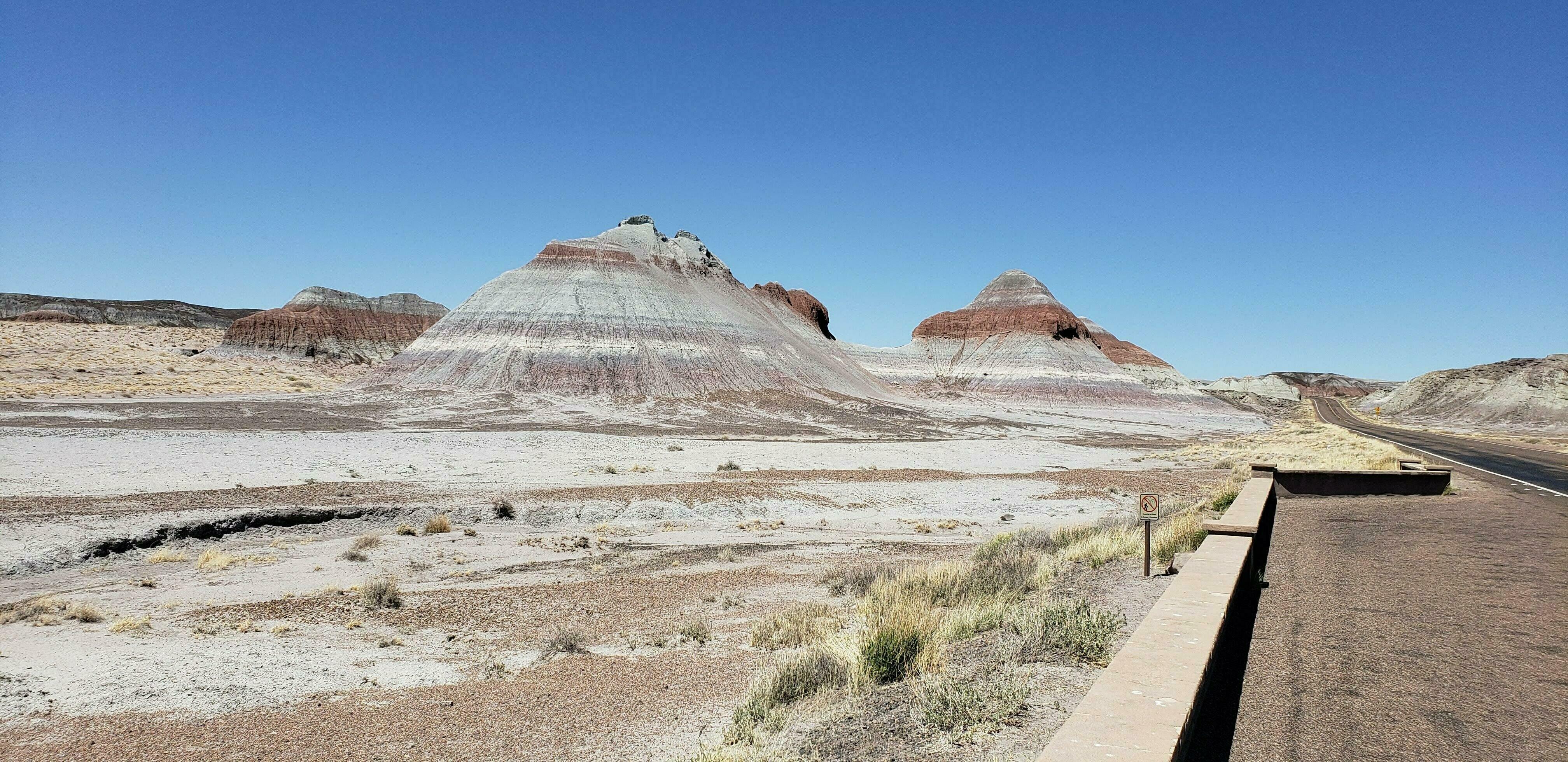 This photo is of the layers you can see in the stone. Taken in the Petrified National Forest. Stock Free