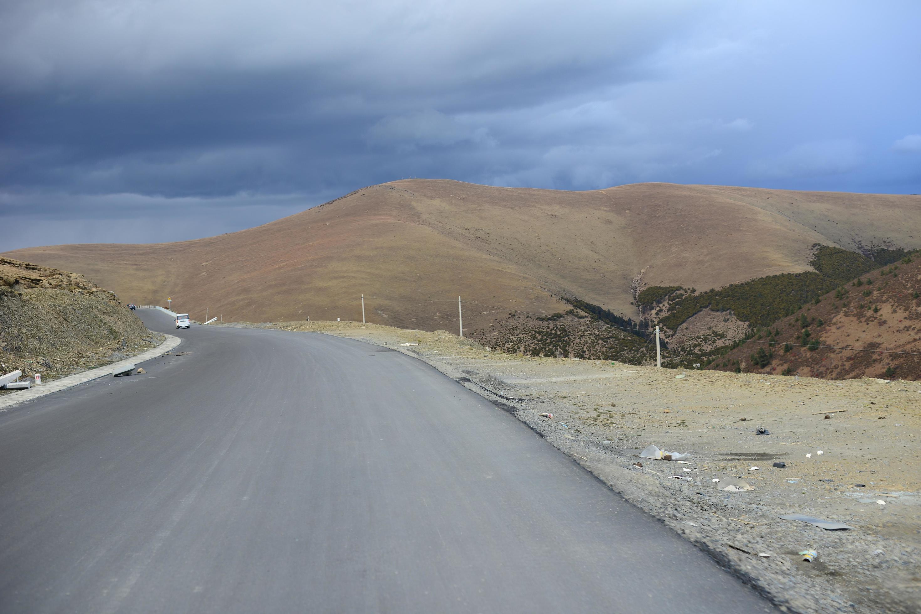 Spectacular scenery in the high mountains of western Sichuan, China, with different seasons Stock Free