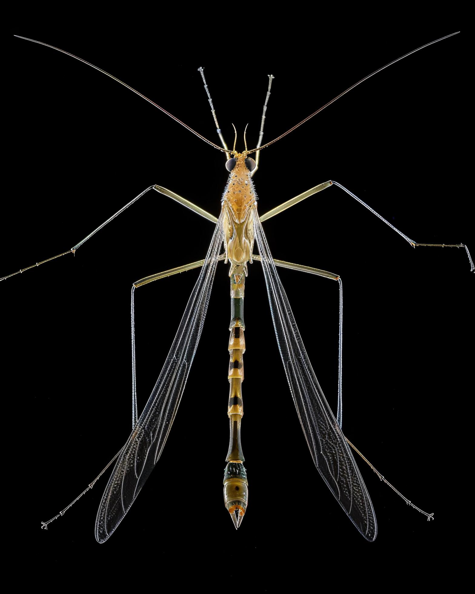 High-Resolution Close-Up Images of Various Insects on Black Background Stock Free