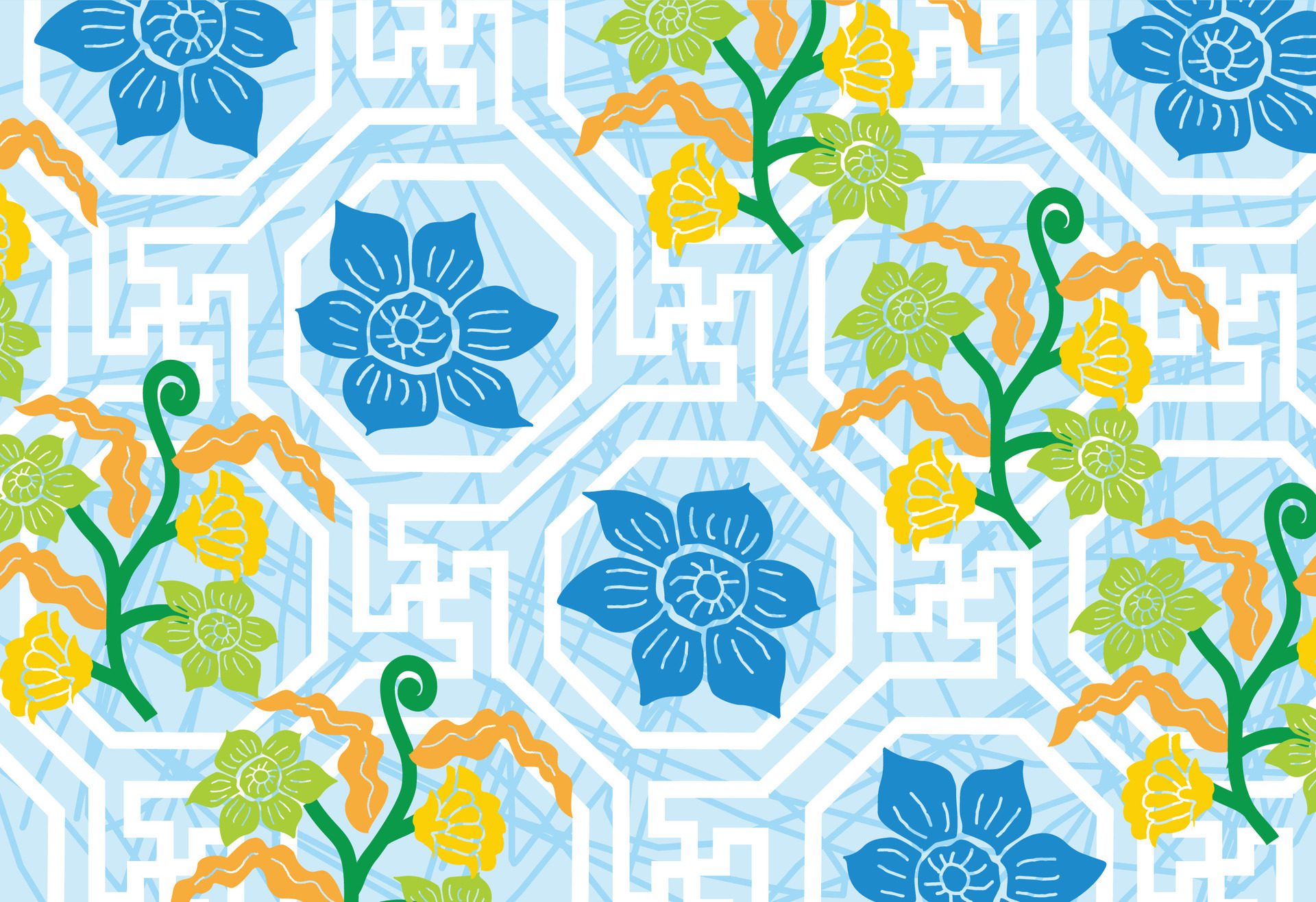 PrintIndonesian batik motifs with exclusive and classic Balinese style floral and plant patterns are suitable for various purposes. EPS 10 Free Vector