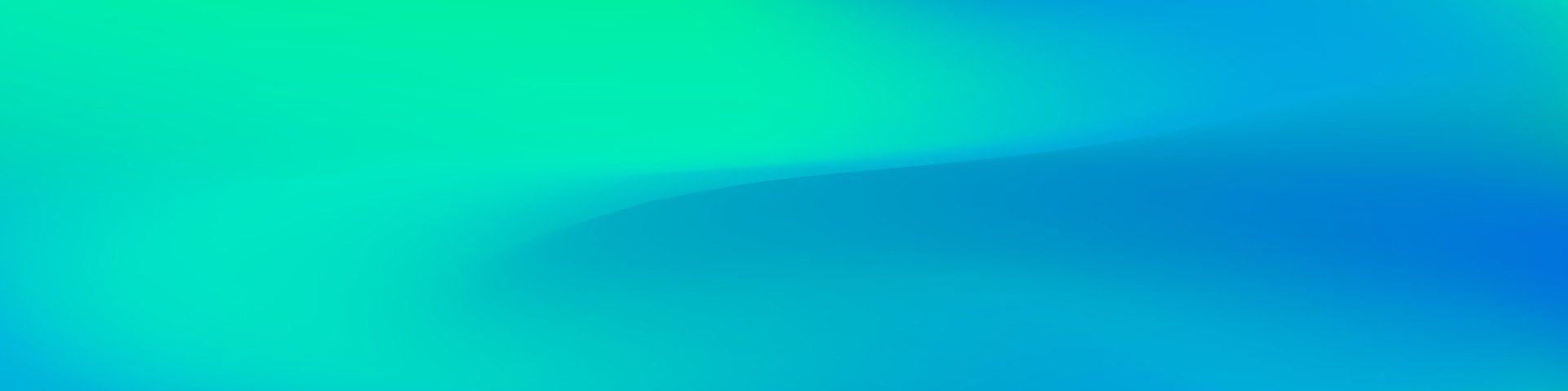 Gradient blurred banner in shades of green blue. Ideal for web banners, social media posts, or any design project that requires a calming backdrop Free Vector