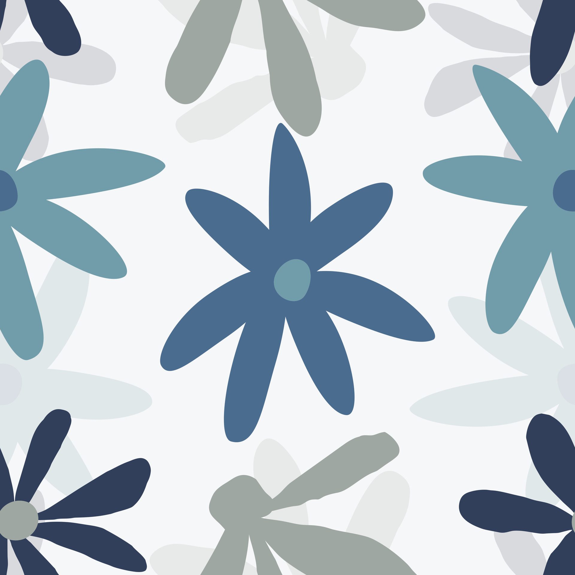 Abstract floral surface pattern seamless background Free Vector