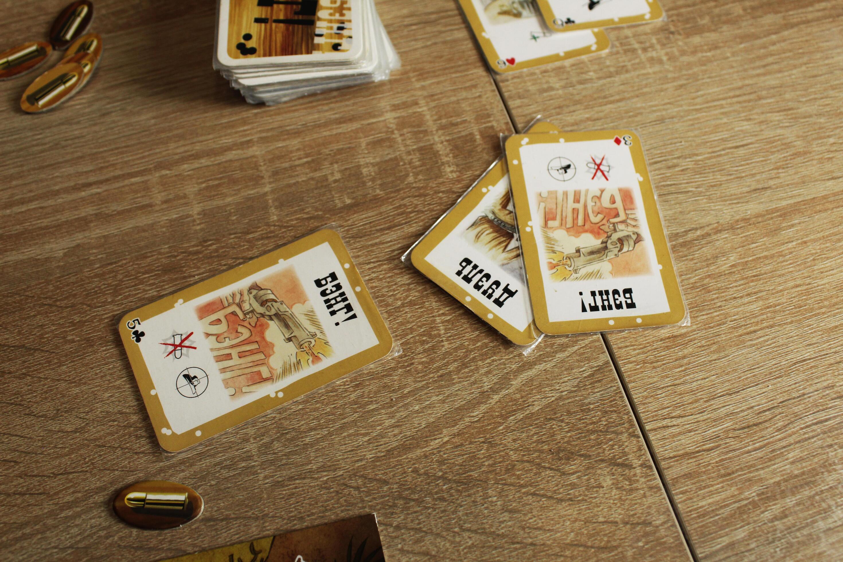 
									Bang card game for a family friendly board game evening. Duel Card Rules Stock Free