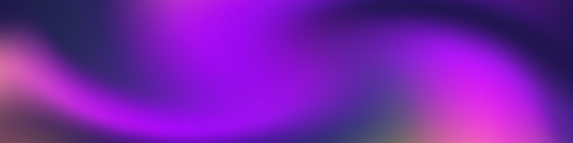 Gradient blurred banner in shades of violet. Ideal for web banners, social media posts, or any design project that requires a calming backdrop Free Vector