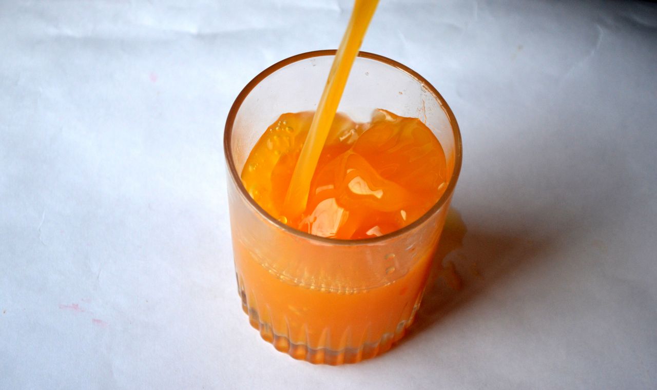 Orange Juice Glass Stock Free