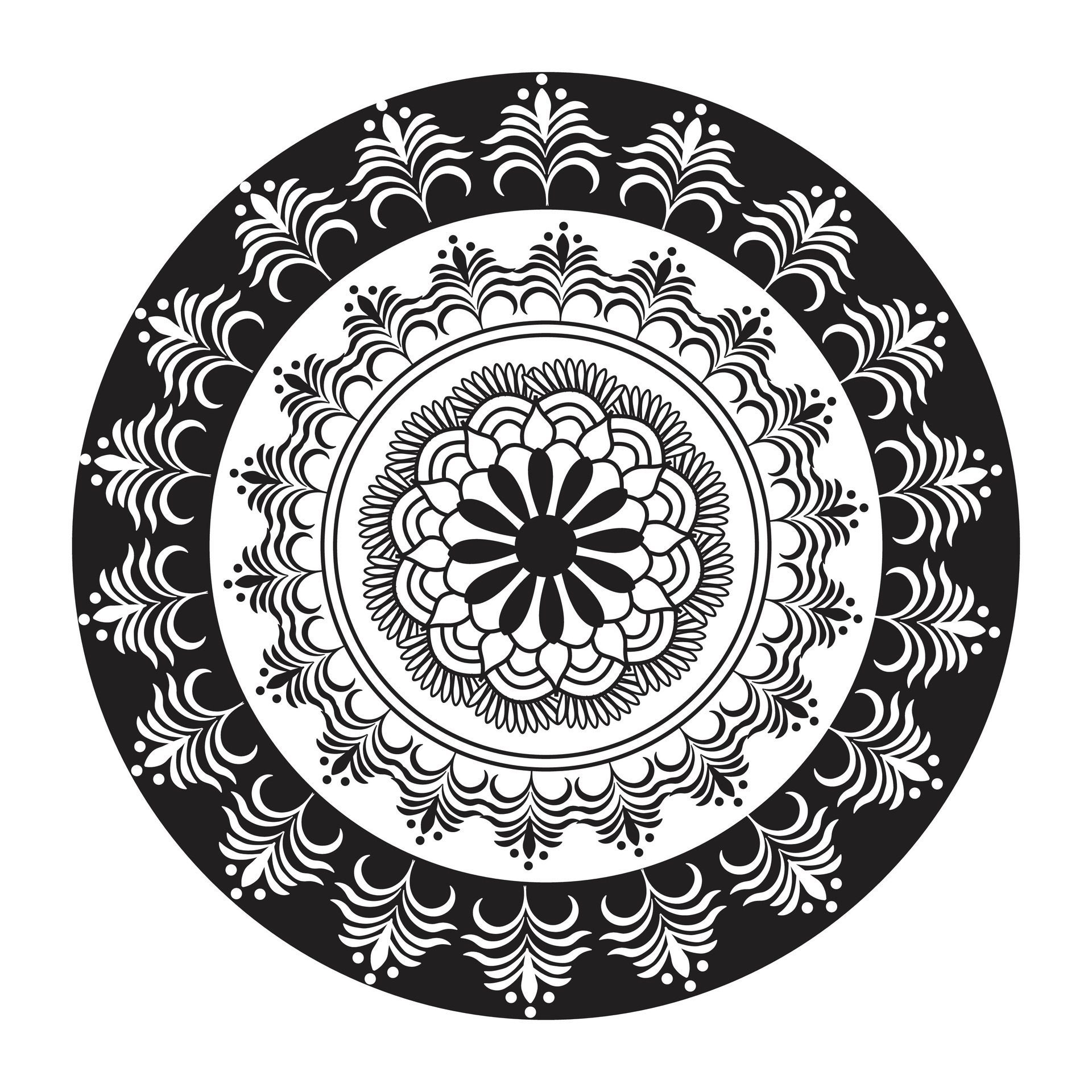 Creative unique flower floral vector eps mandala patterns for free download Free Vector