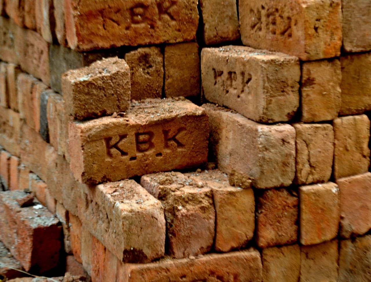 Brick Pile Stock Free