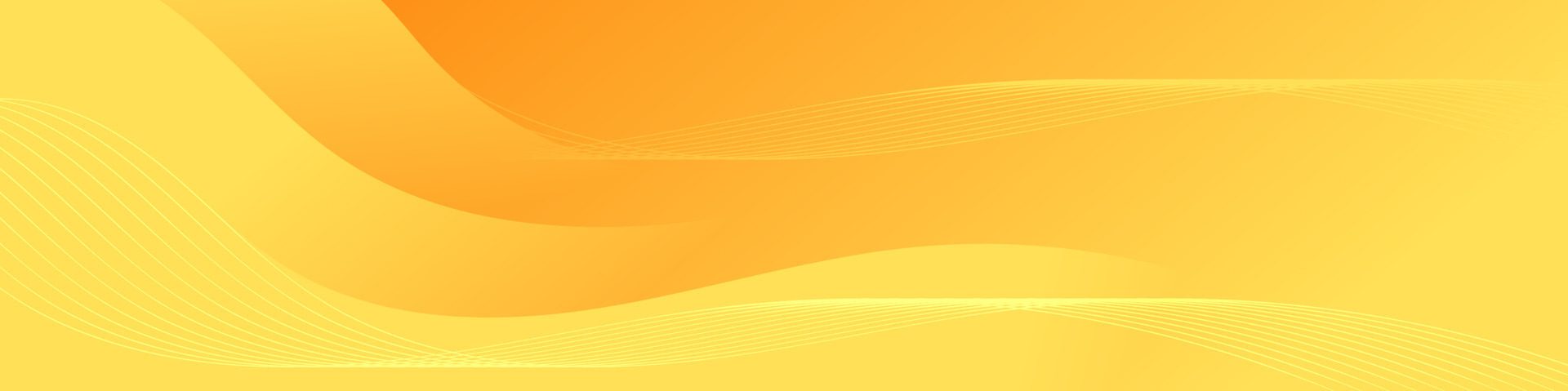 Abstract Yellow Fluid Wave Banner Template Free Vector